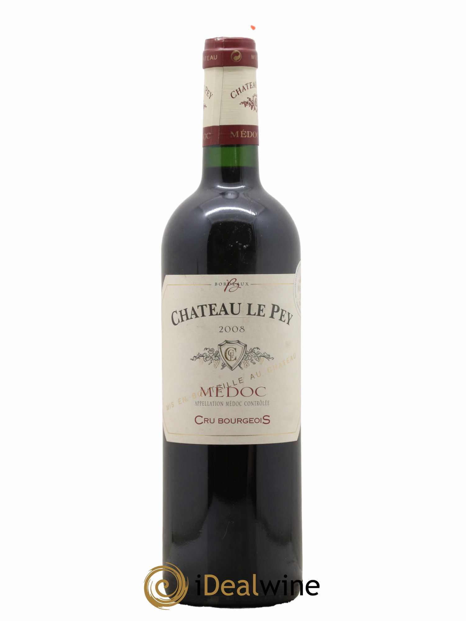 Médoc Château Le Pey 2008 - Lot de 1 bouteille - 0