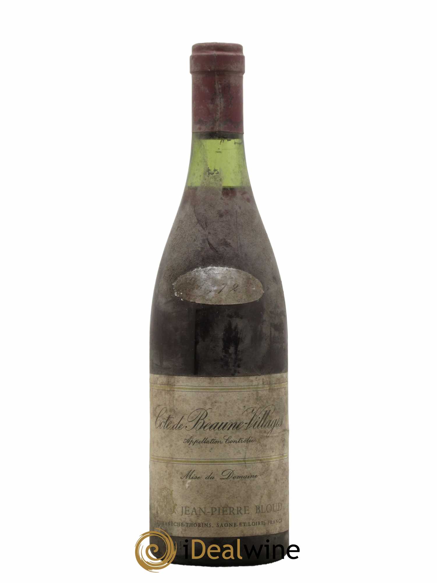 Côte de Beaune-Villages Domaine Jean Pierre Bloud 1972 - Lot de 1 bouteille - 0