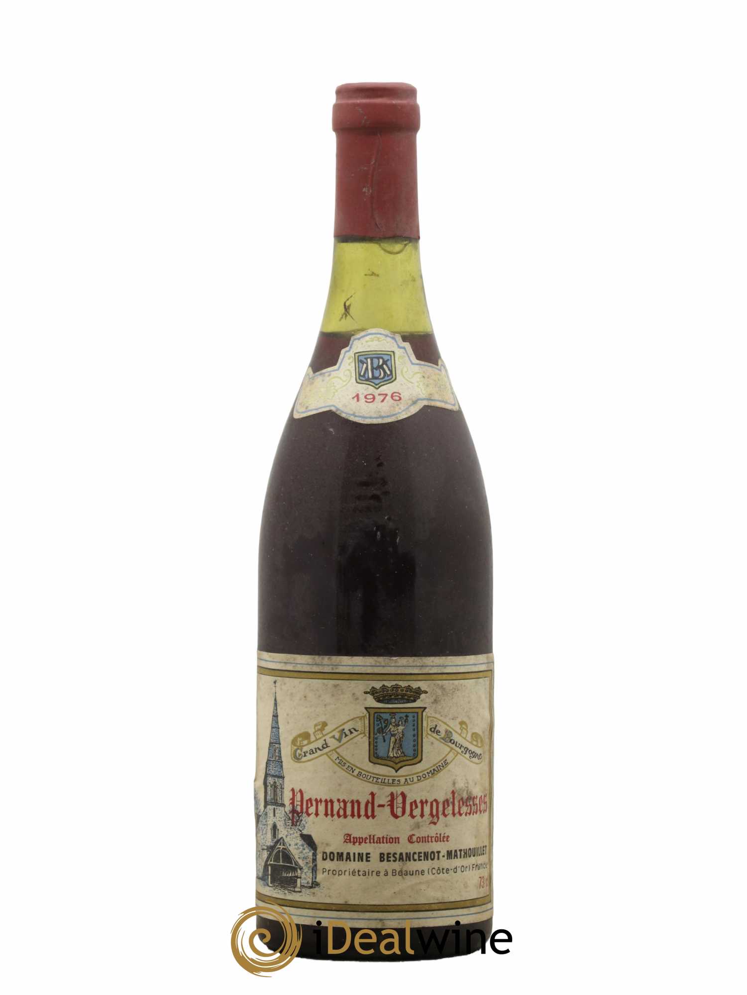 Pernand-Vergelesses Domaine Besancenot Mathouillet 1976 - Lot de 1 bouteille - 0