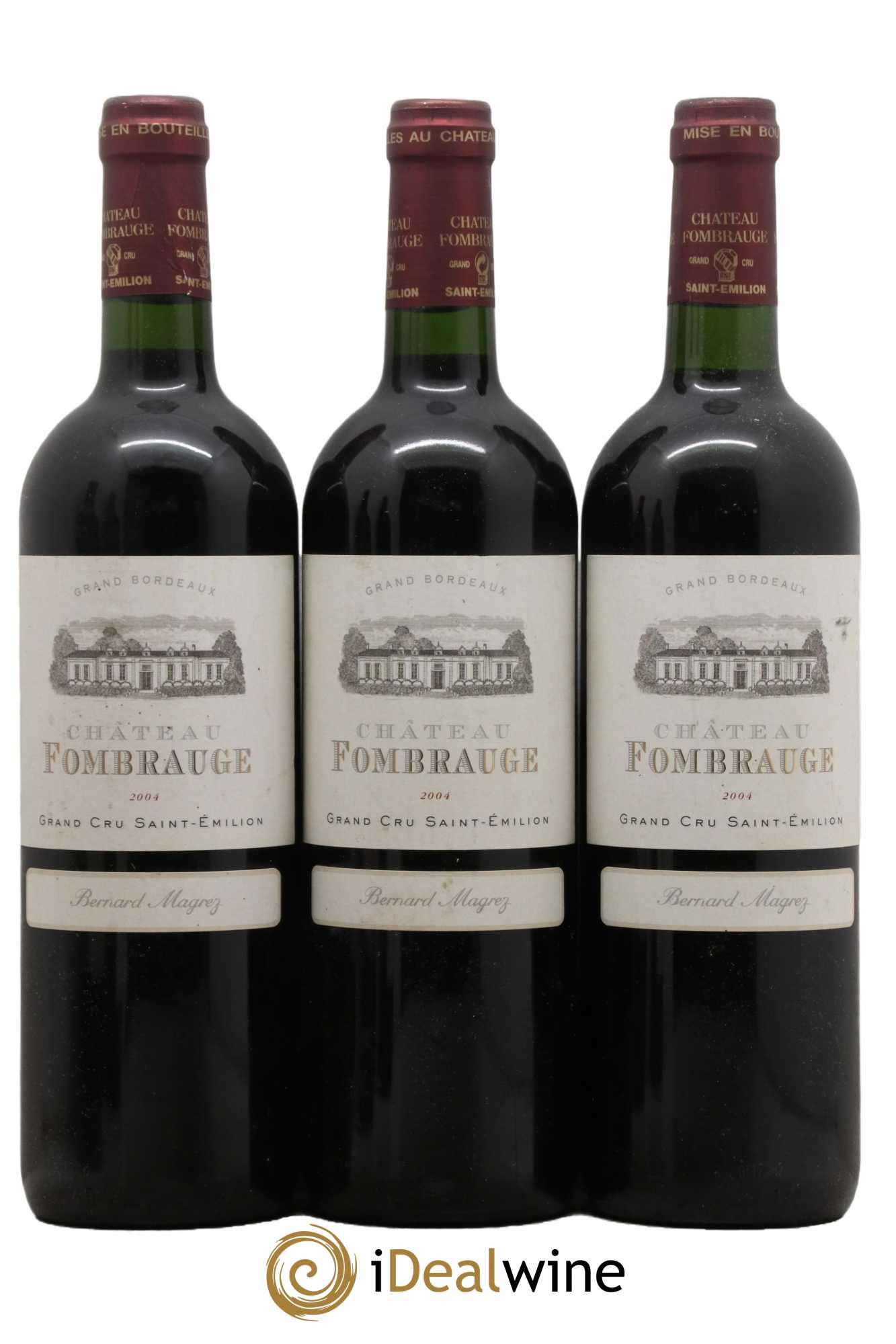 Château Fombrauge Grand Cru Classé 2004 - Lot de 3 bouteilles - 0