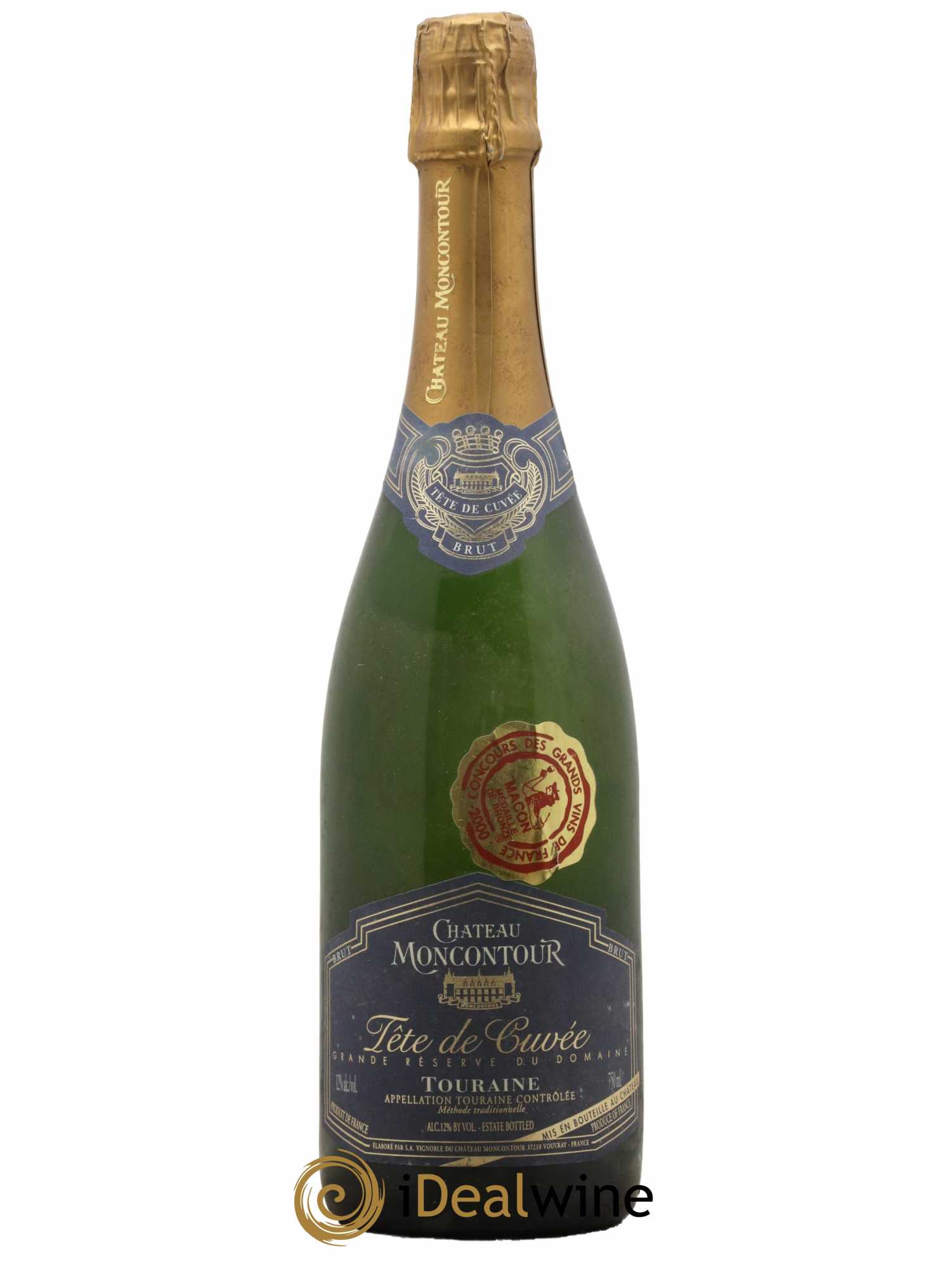 Vin de France Tête de Cuvée Grande Réserve Château Moncontour - Lot de 1 bouteille - 0