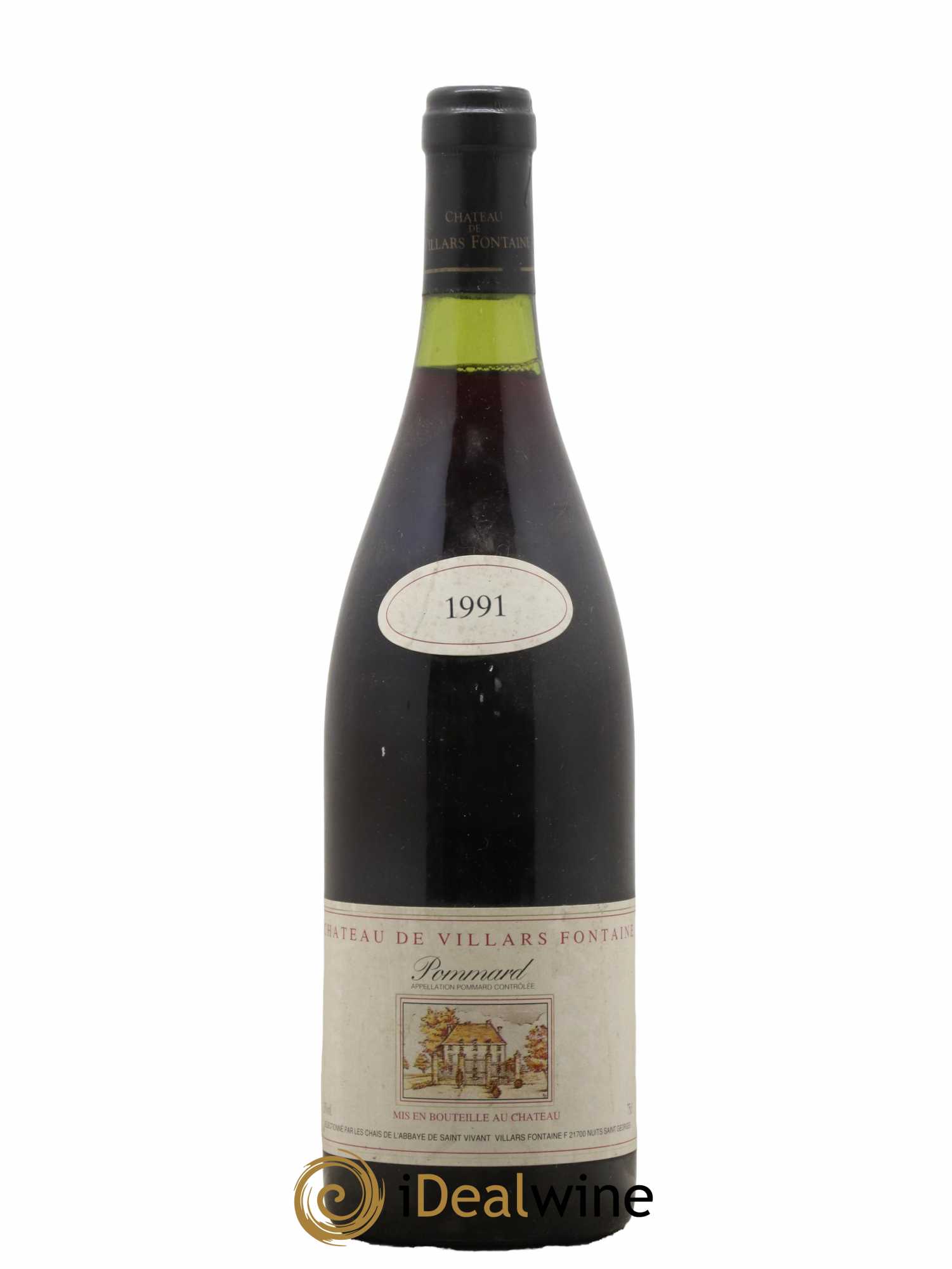 Pommard Château De Villars Fontaine 1991 - Lot de 1 bouteille - 0