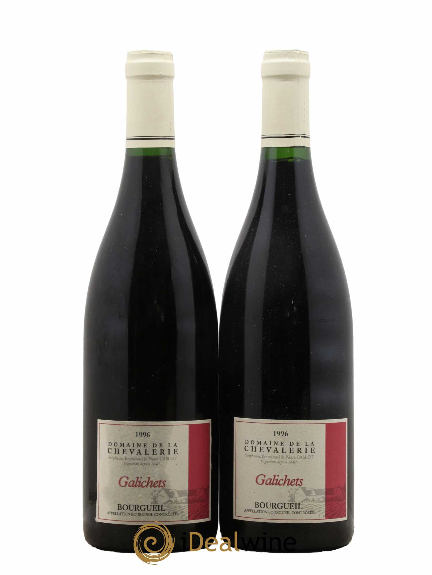 Bourgueil Galichets Domaine de la Chevalerie 1996 - Lot de 2 bouteilles - 0