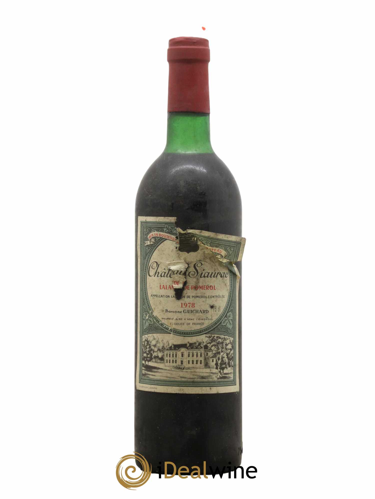 Château Siaurac 1978 - Lot de 1 bouteille - 0