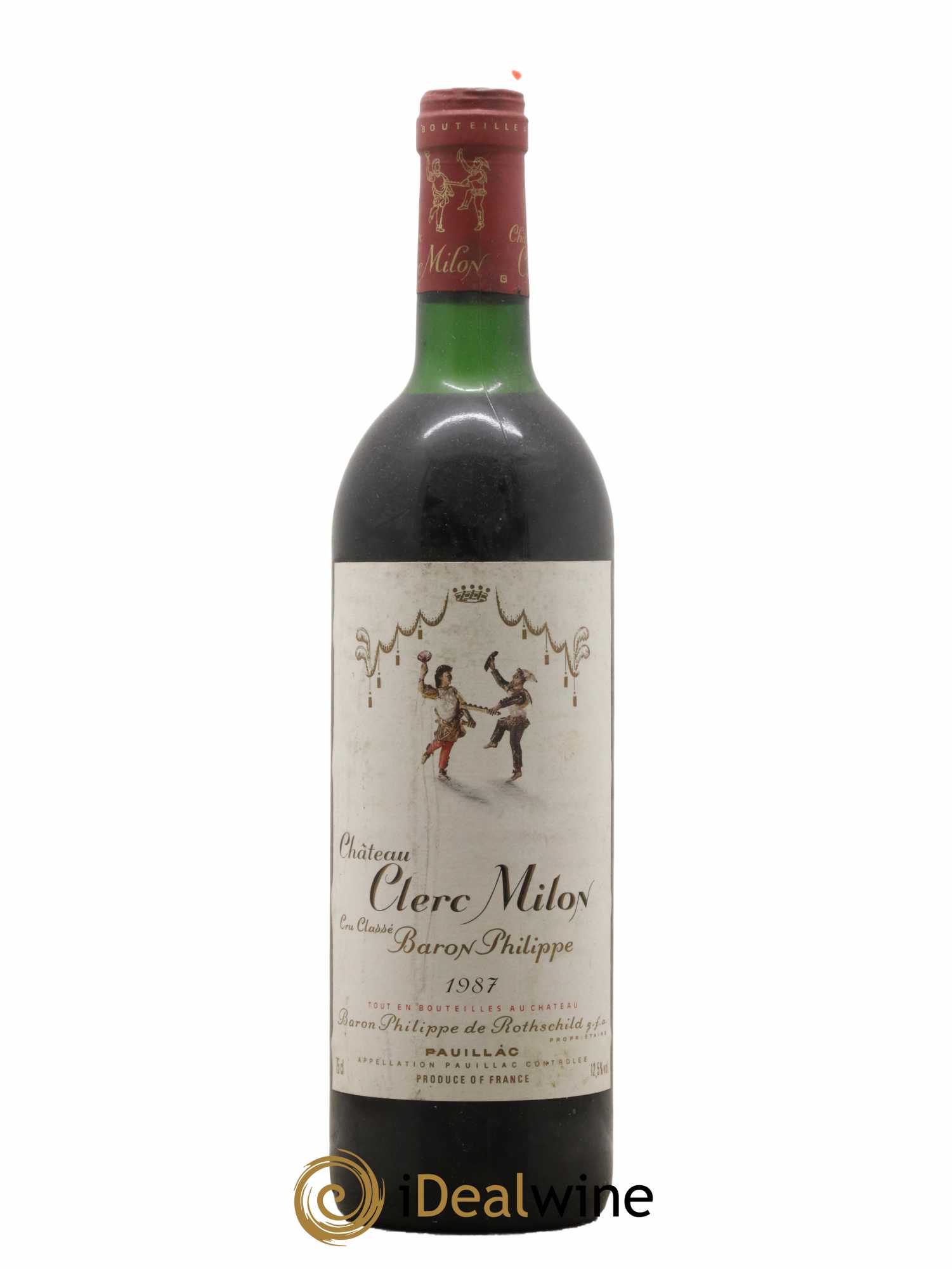 Château Clerc Milon 5ème Grand Cru Classé 1987 - Lot de 1 bouteille - 0