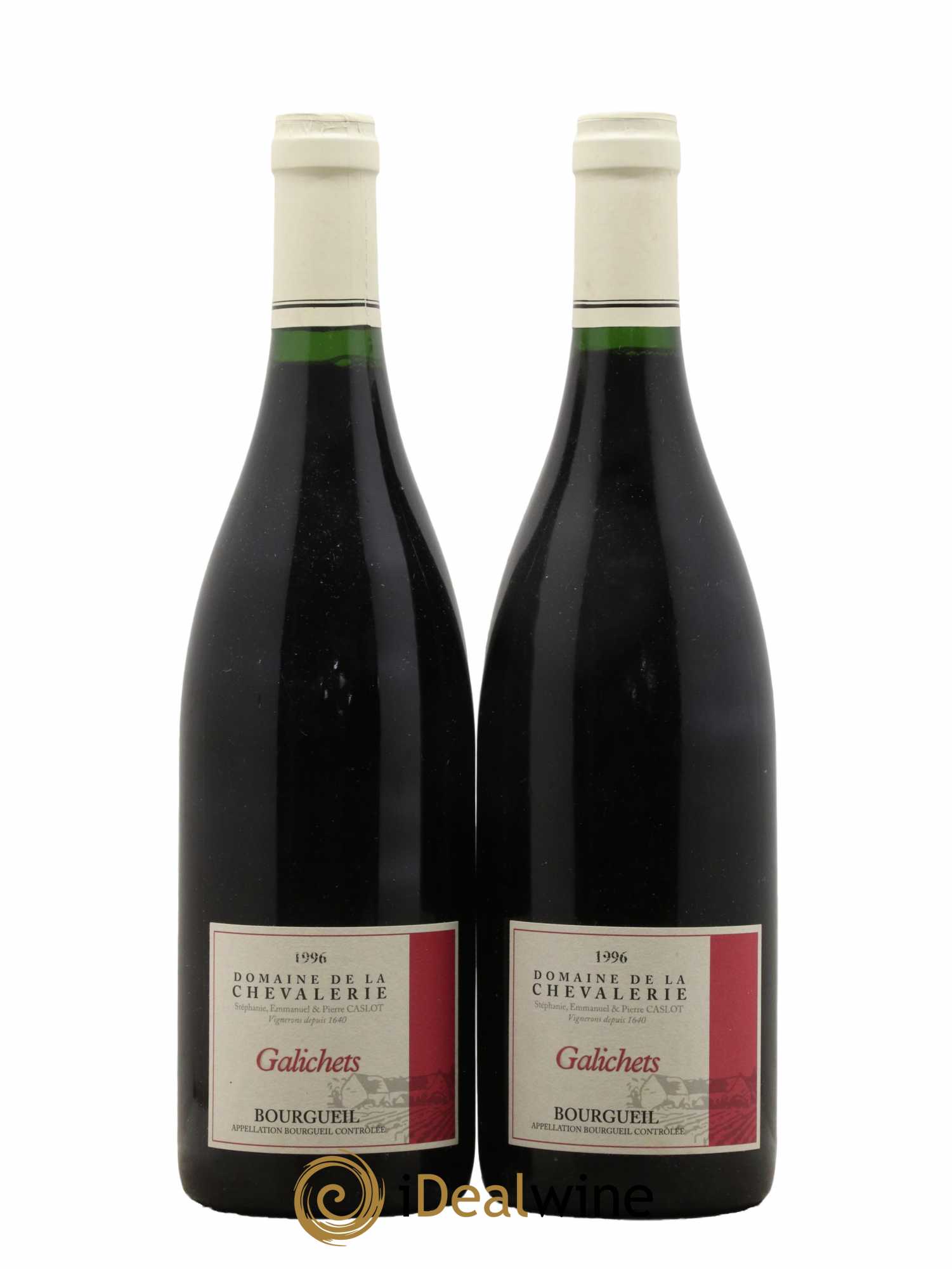 Bourgueil Galichets Domaine de la Chevalerie 1996 - Lot de 2 bouteilles - 0