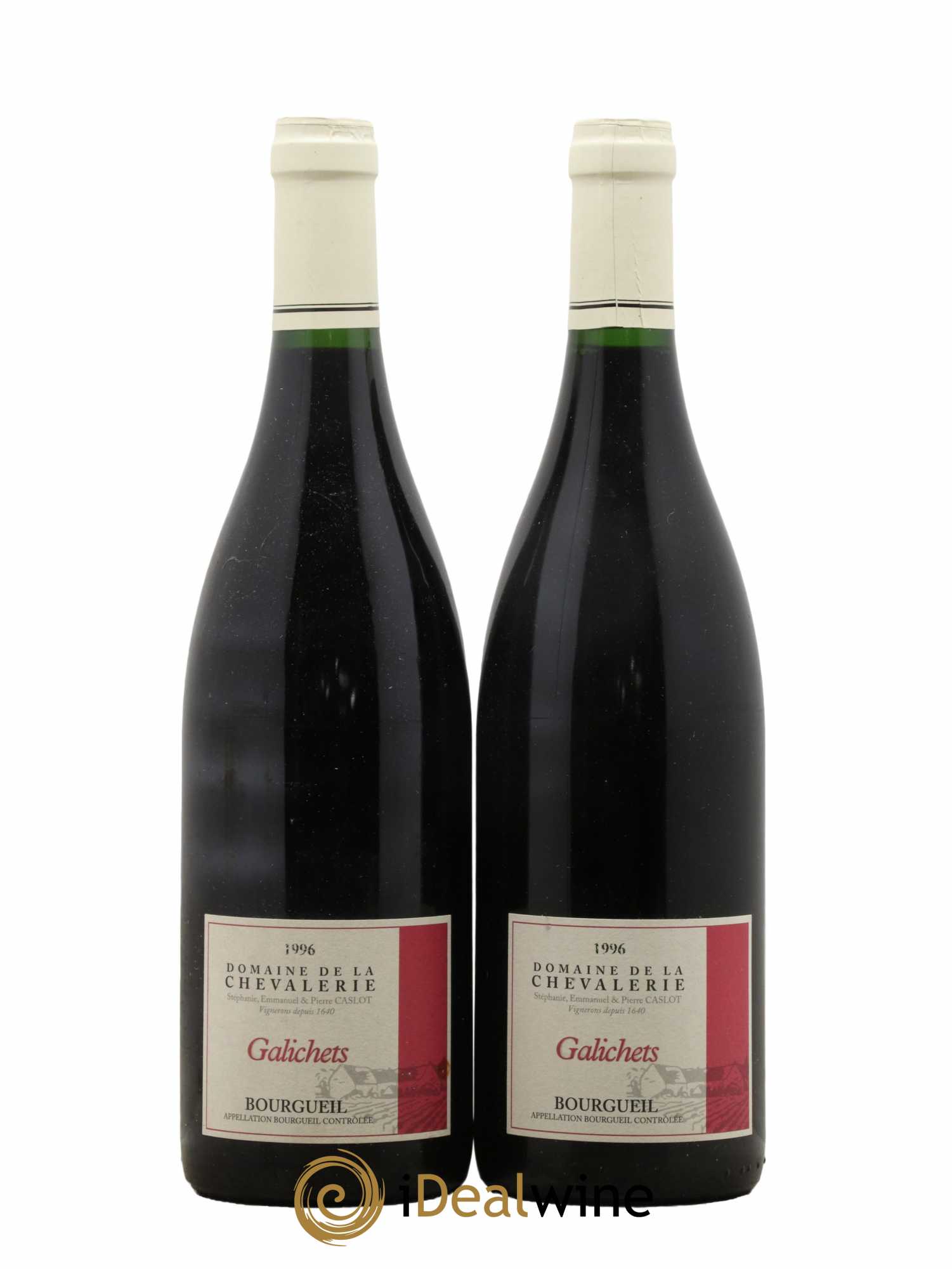 Bourgueil Galichets Domaine de la Chevalerie 1996 - Lot de 2 bouteilles - 0