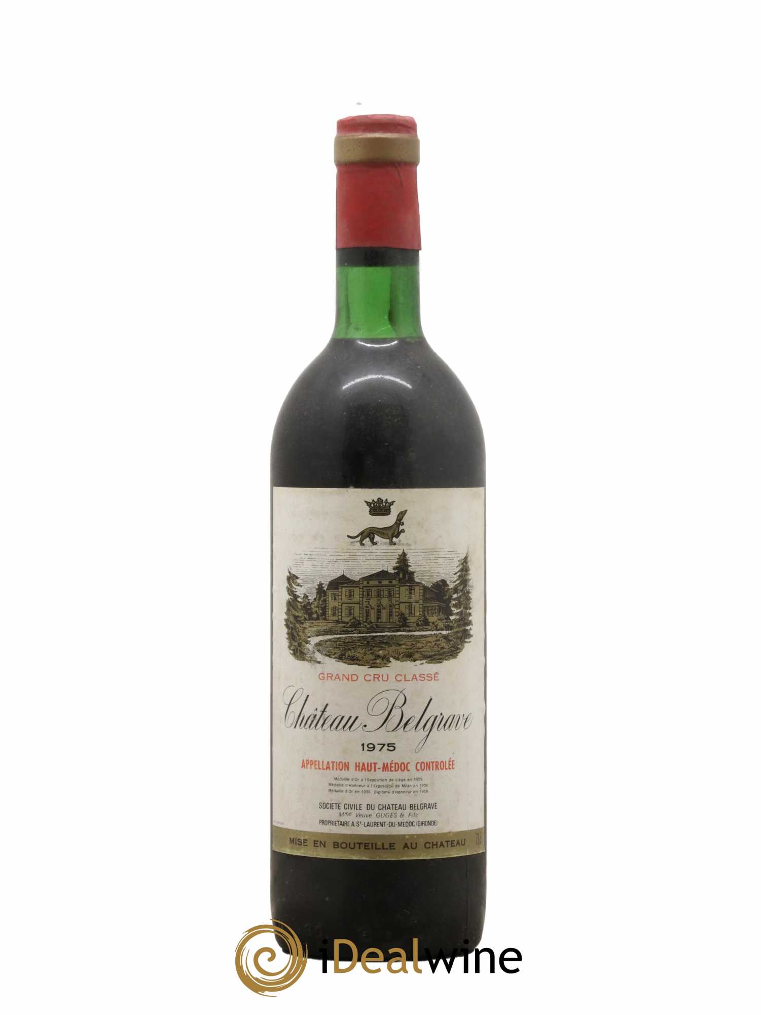 Château Belgrave 5ème Grand Cru Classé 1975 - Posten von 1 Flasche - 0
