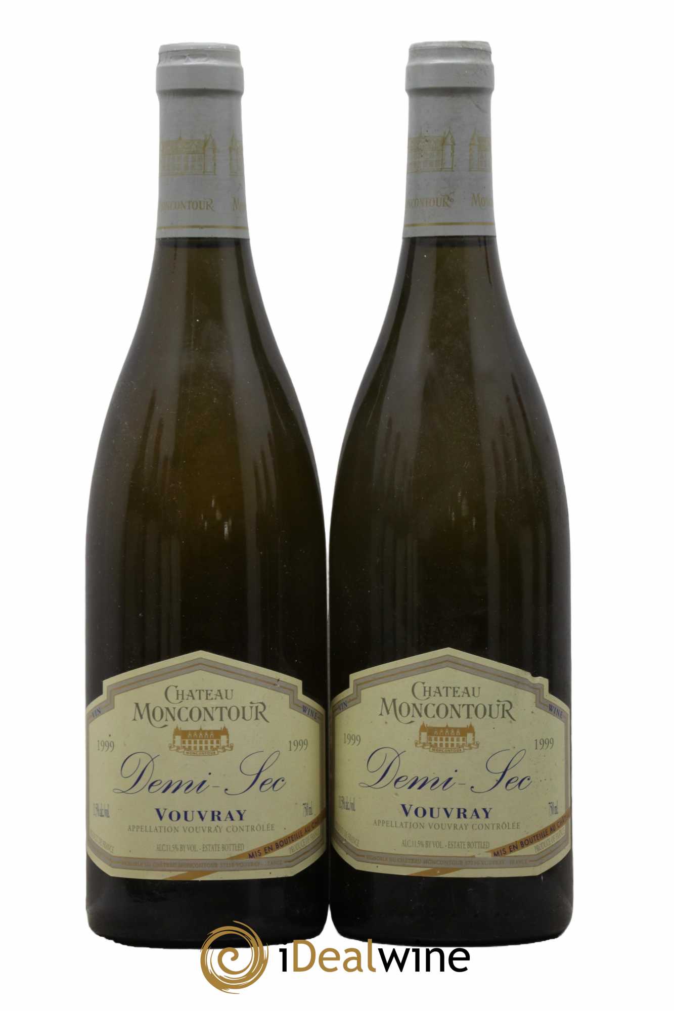Vouvray Château Moncontour 1999 - Lot de 2 bouteilles - 0