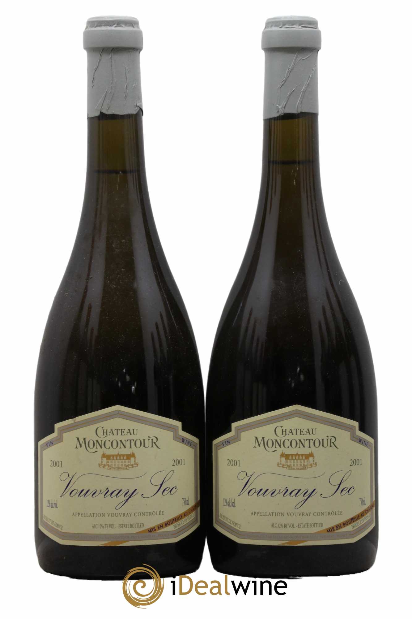 Vouvray Château Moncontour 2001 - Lot de 2 bouteilles - 0