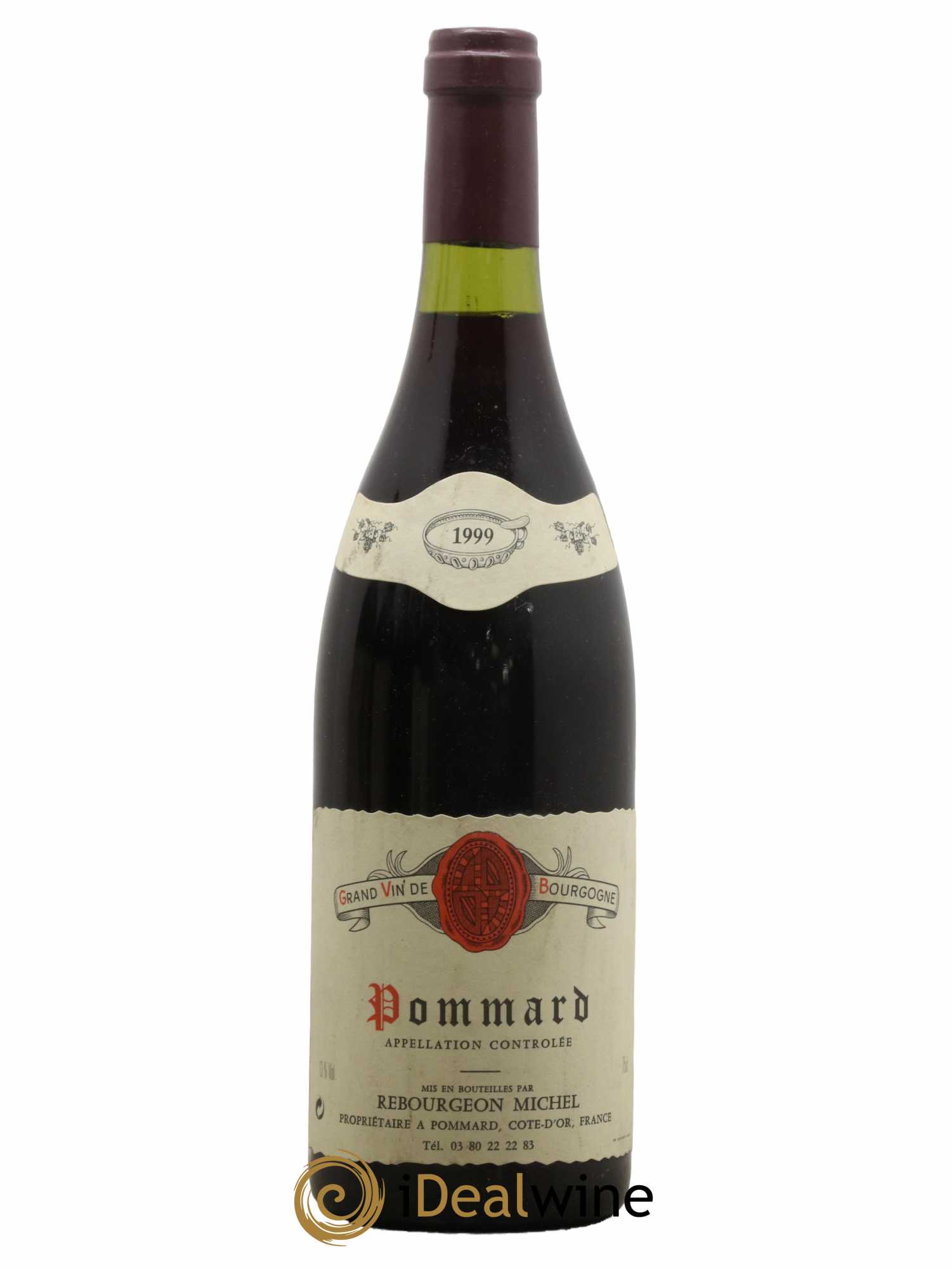 Pommard 1er Cru Rugiens Michel Rebourgeon 1999 - Lot de 1 bouteille - 0