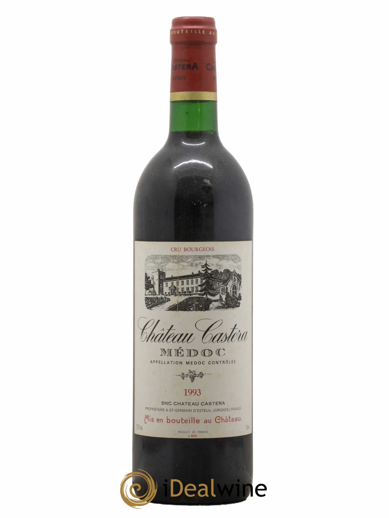 Château Castera Cru Bourgeois 1993 - Lot de 1 bouteille - 0