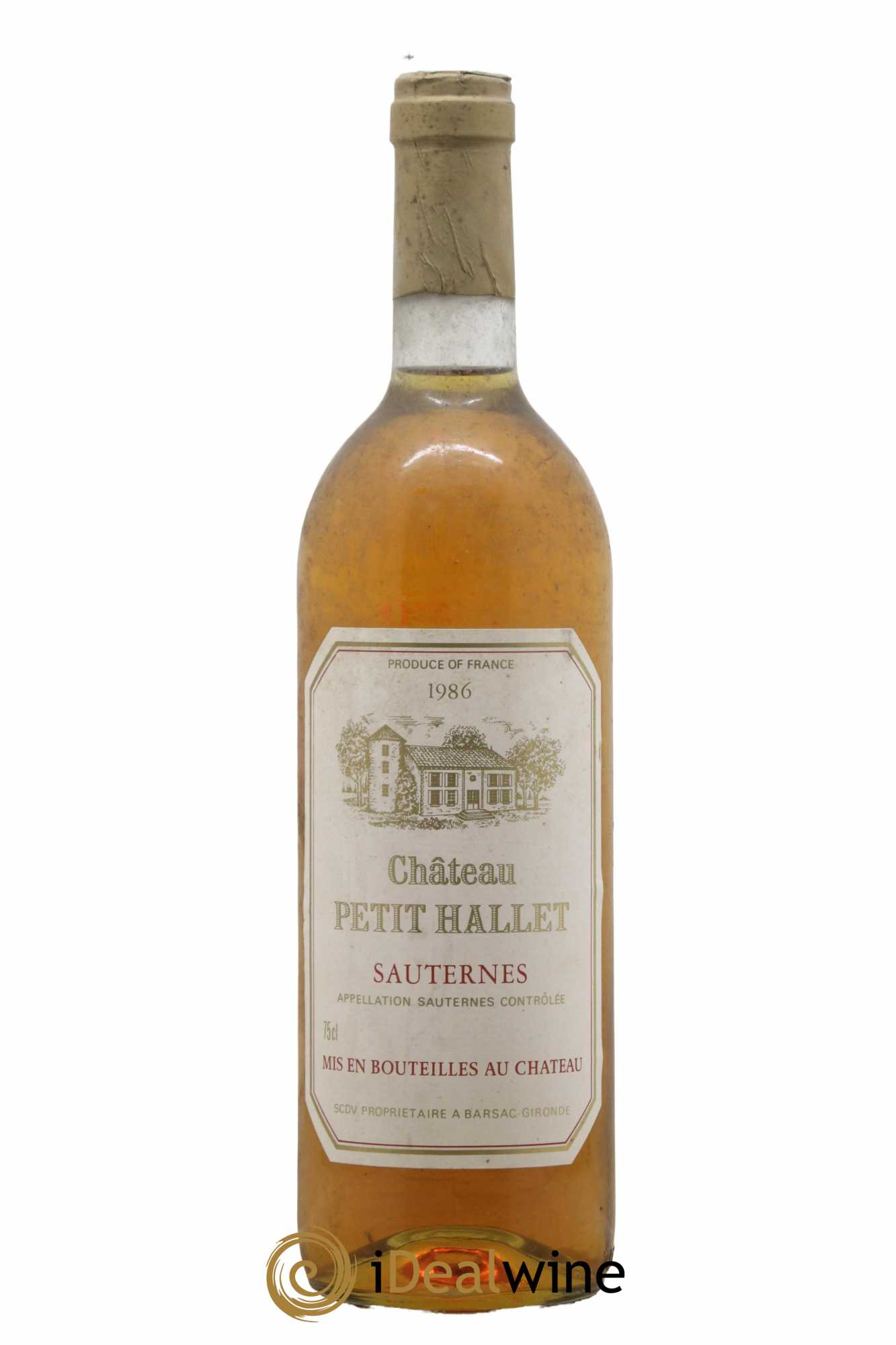 Sauternes Château Petit Hallet 1986 - Lotto di 1 bottiglia - 0