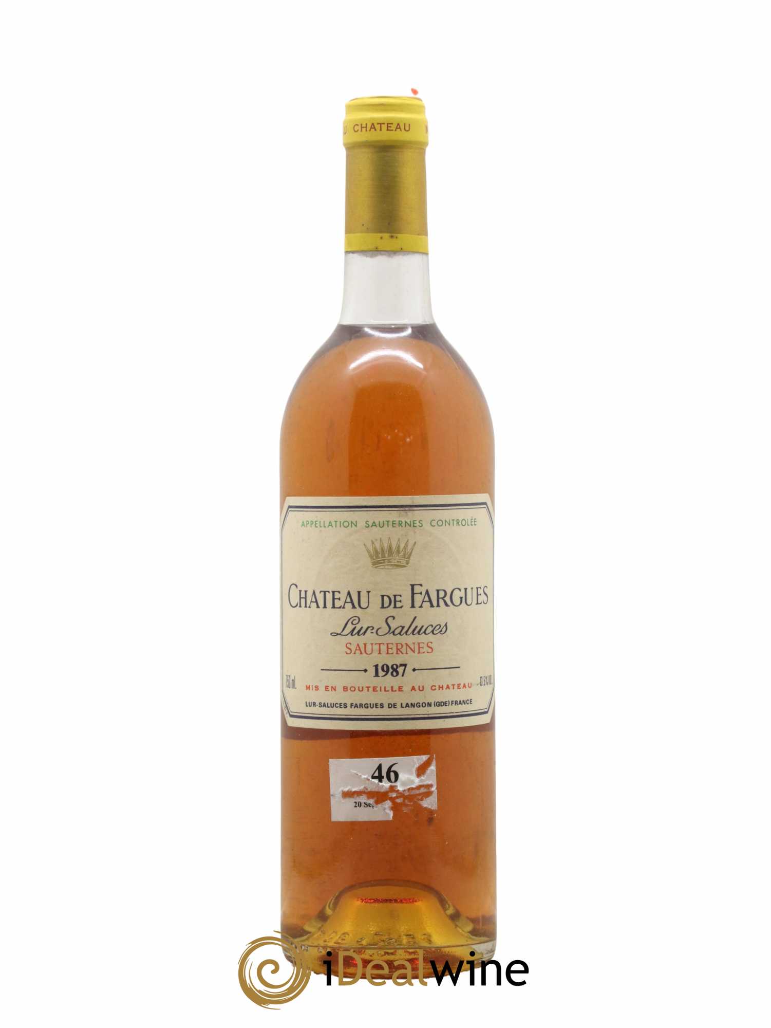 Château de Fargues 1987 - Lotto di 1 bottiglia - 0