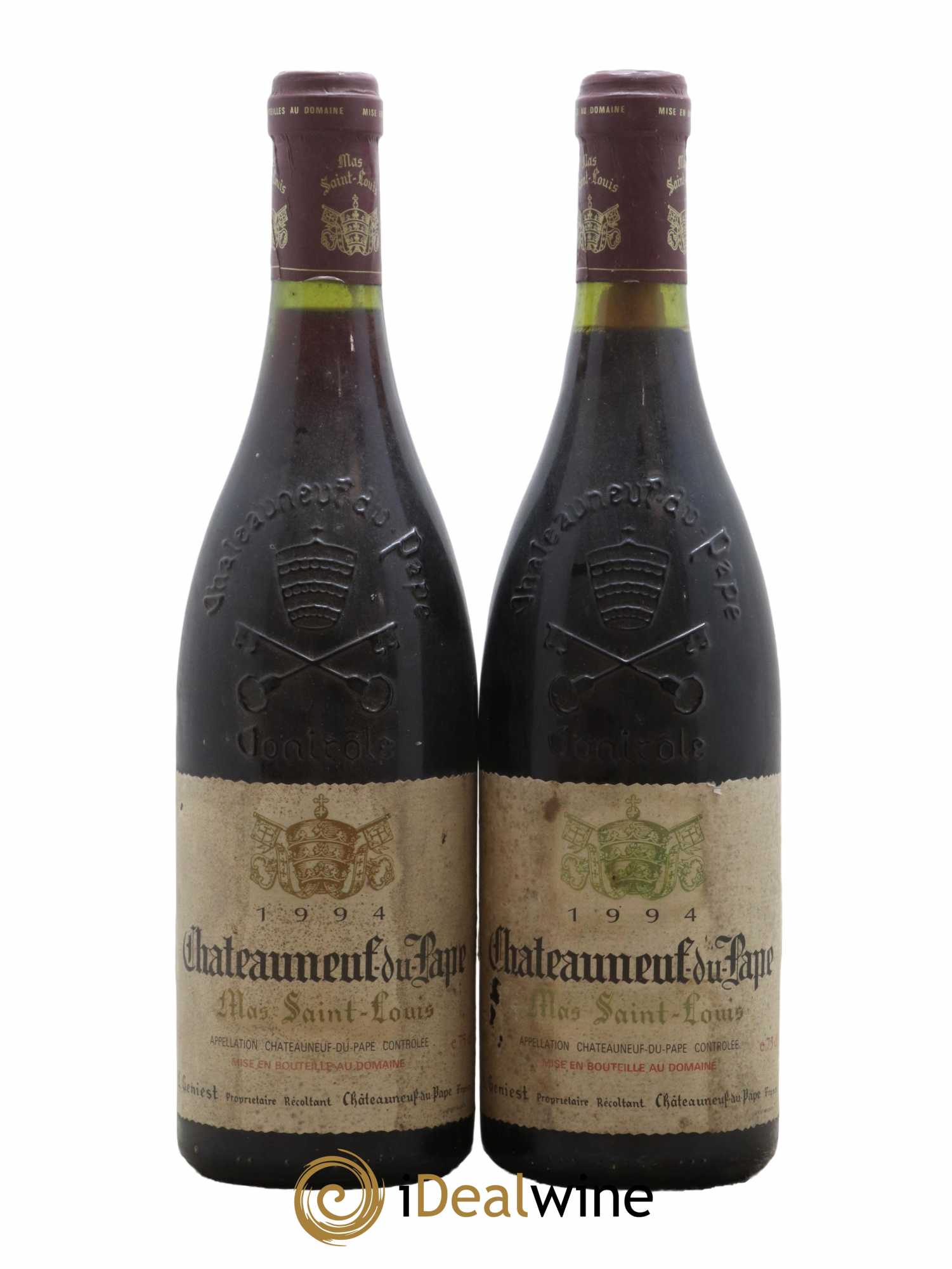 Châteauneuf-du-Pape Tradition Mas Saint-Louis 1994 - Lot de 2 bouteilles - 0