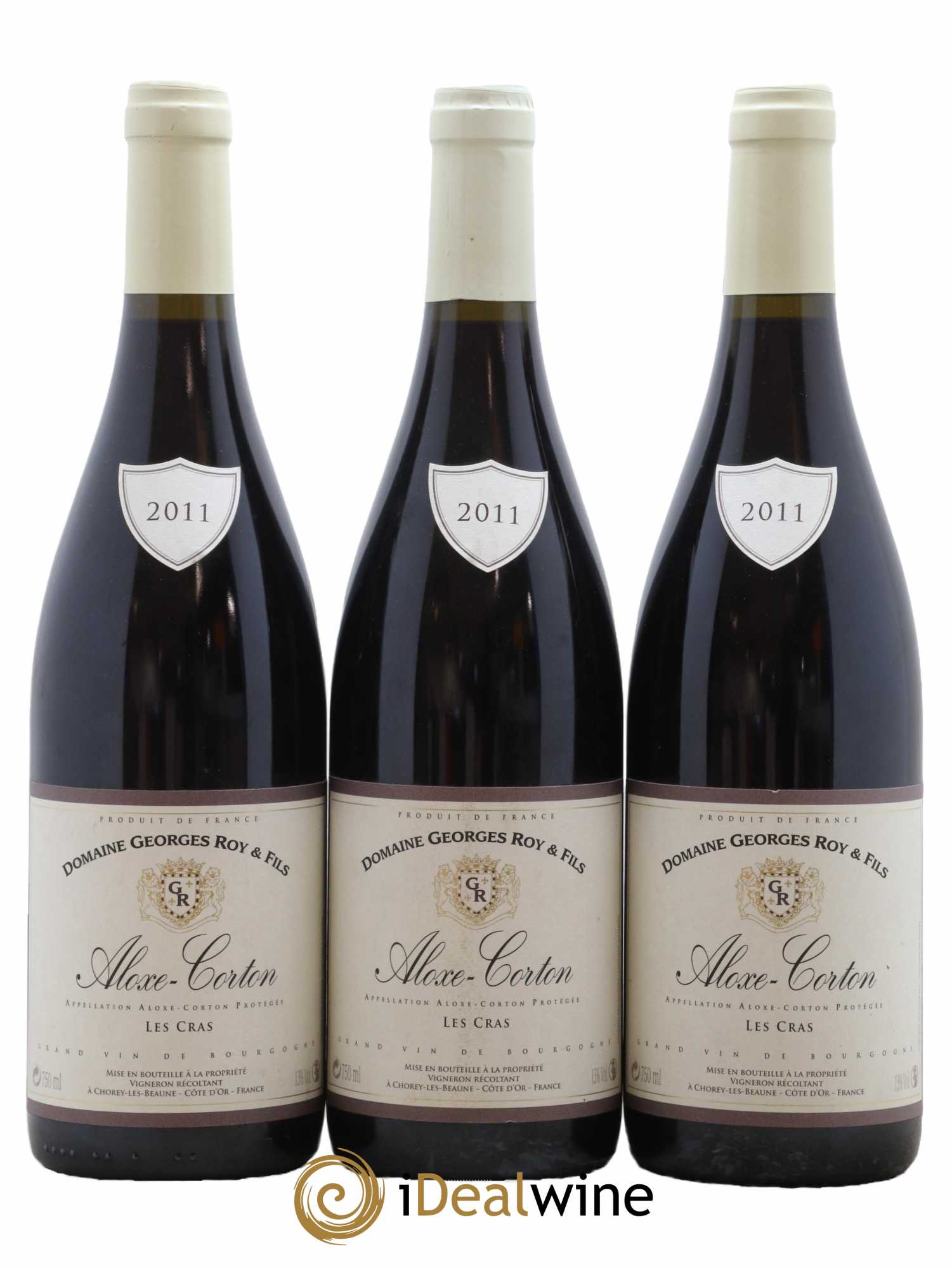 Aloxe-Corton Les Cras Domaine Roy 2011 - Lot de 3 bouteilles - 0