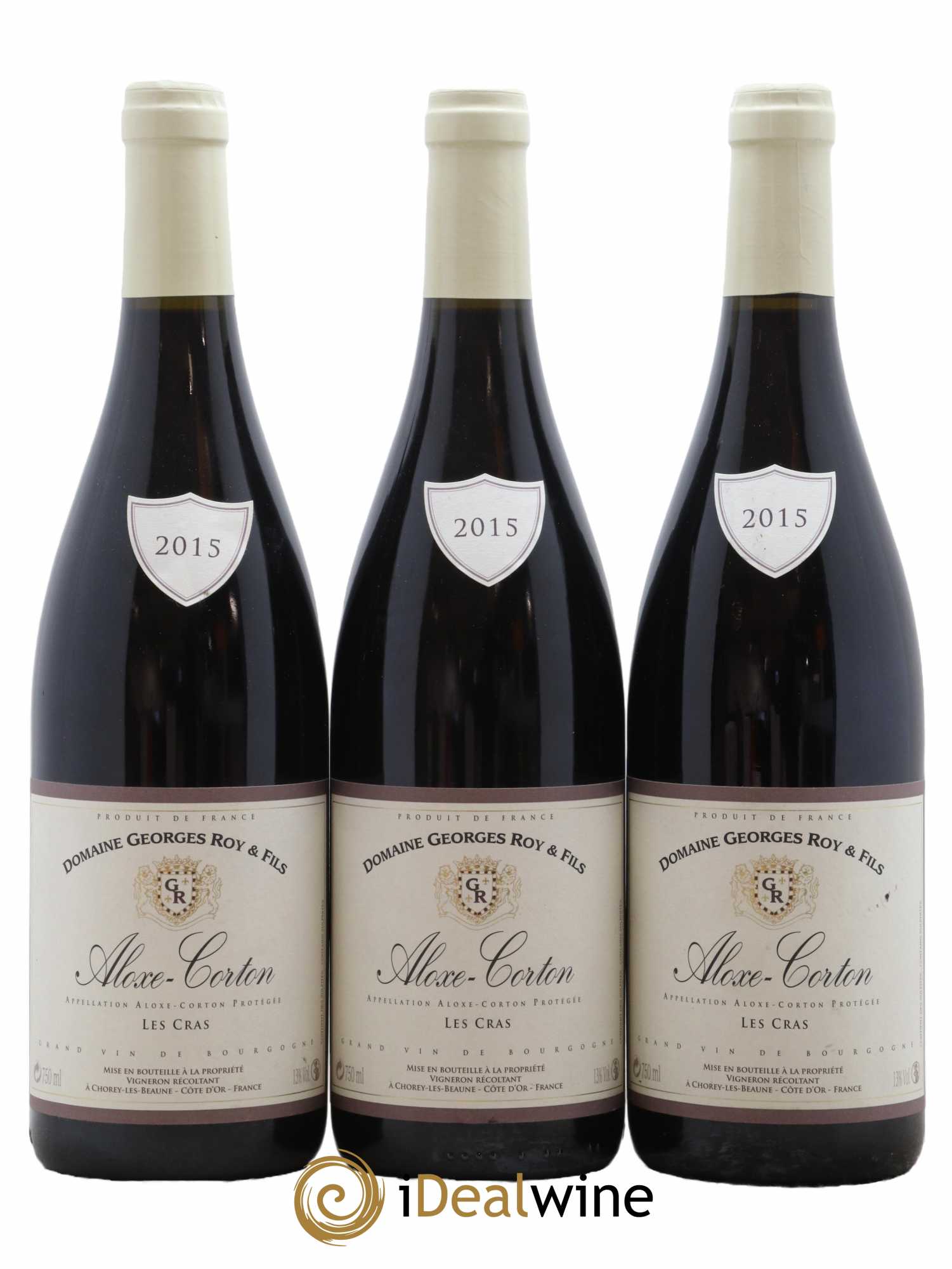 Aloxe-Corton Les Cras Domaine Roy 2015 - Lot de 3 bouteilles - 0