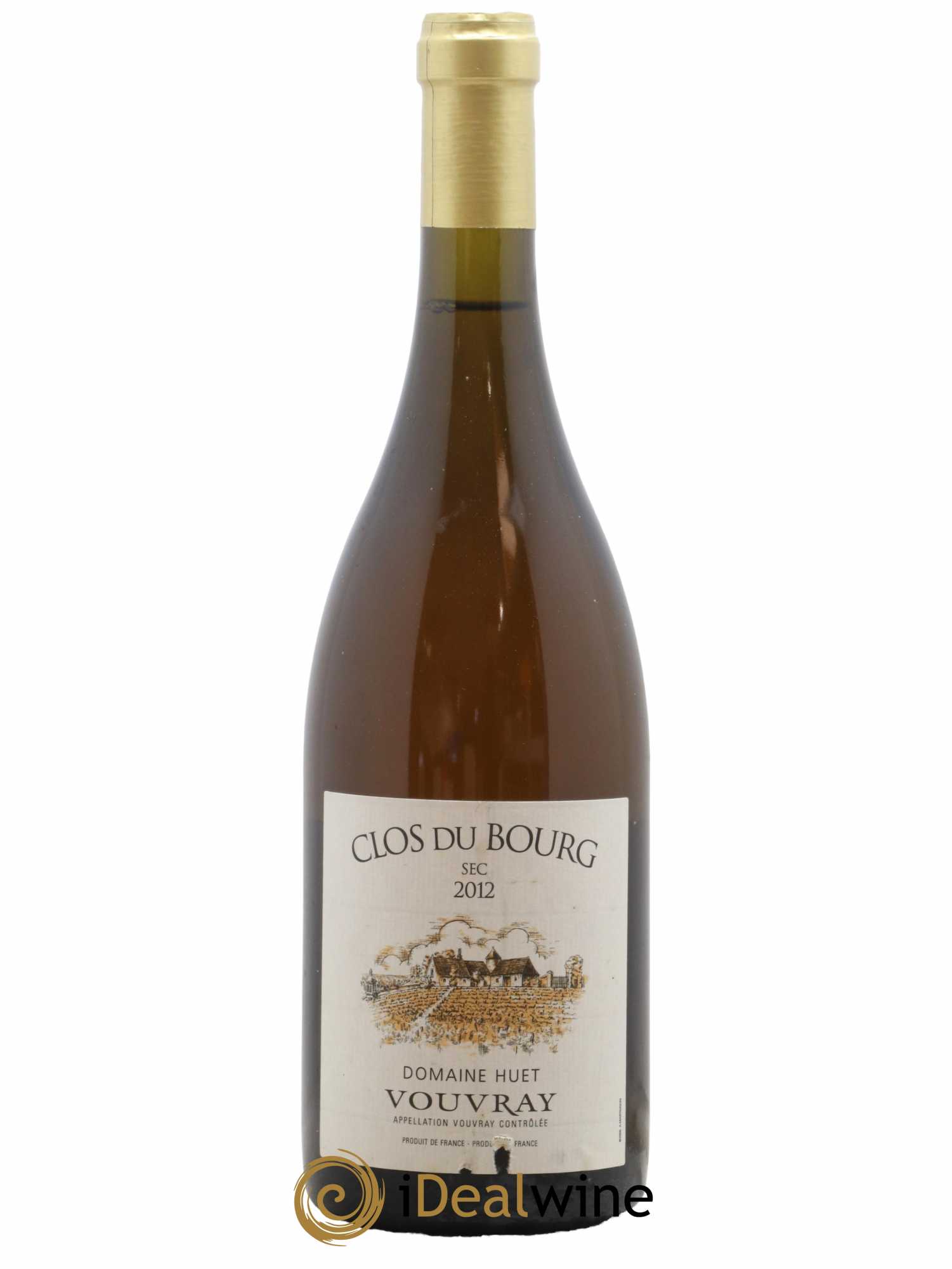 Vouvray Clos du Bourg Sec Domaine Huet 2012 - Lot de 1 bouteille - 0