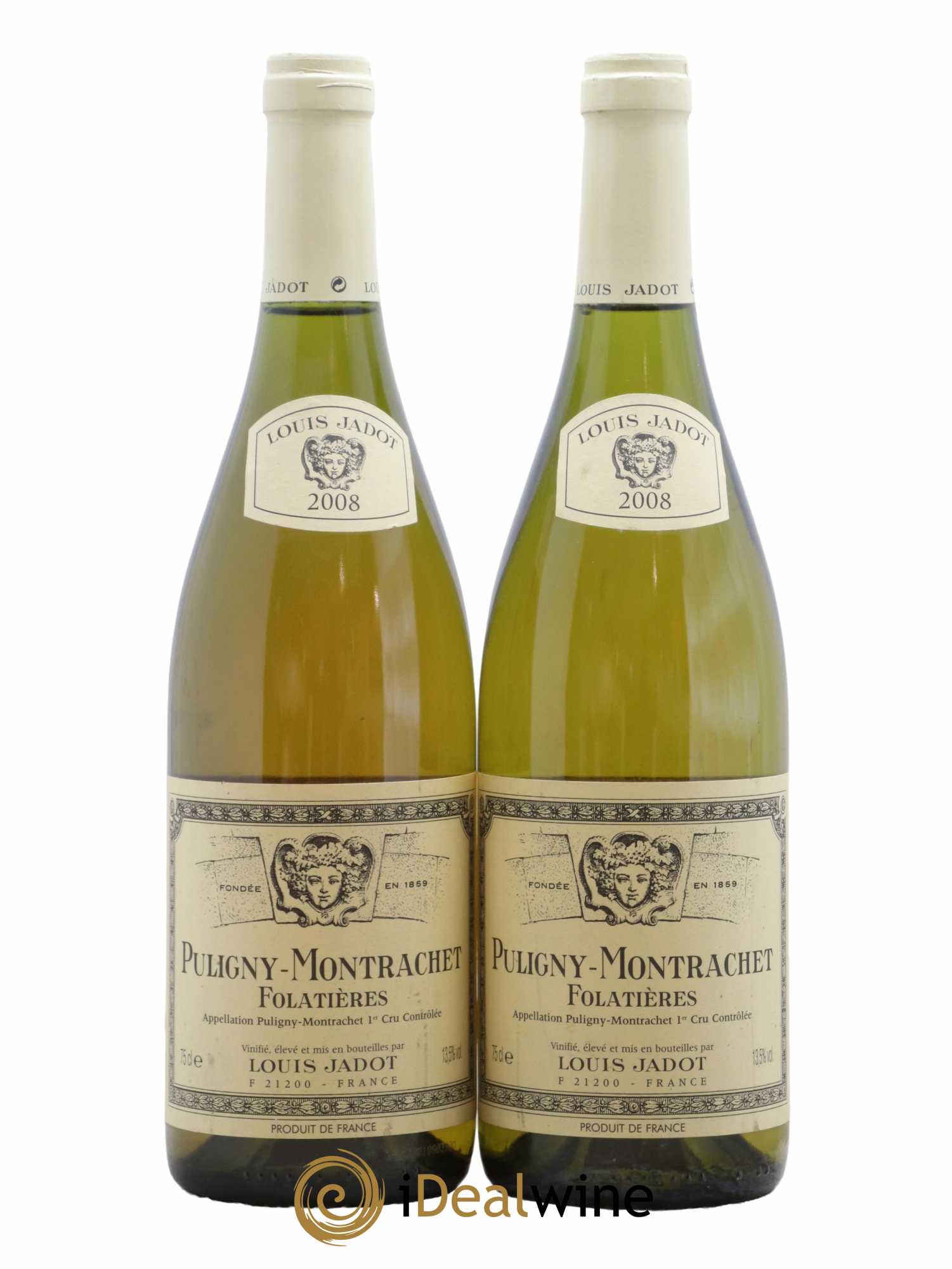 Puligny-Montrachet 1er Cru Les Folatières Domaine Louis Jadot 2008 - Lot de 2 bouteilles - 0