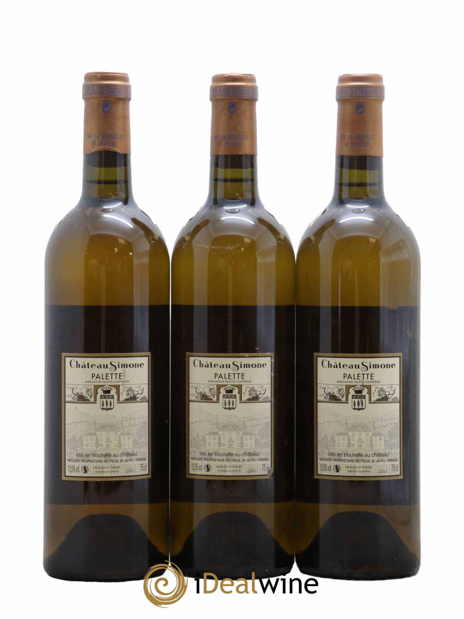 Palette Château Simone Famille Rougier 2011 - Lot de 3 bouteilles - 1