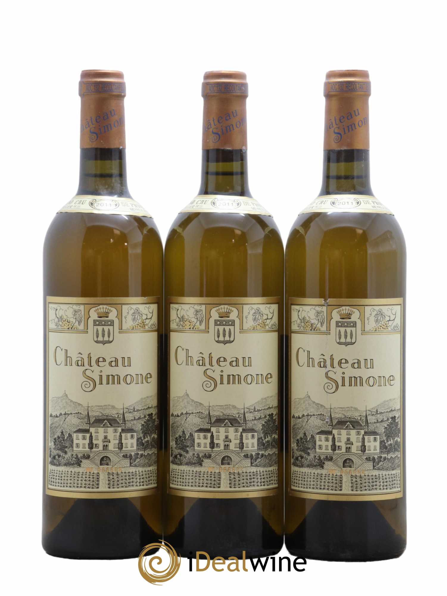 Palette Château Simone Famille Rougier 2011 - Lot de 3 bouteilles - 0