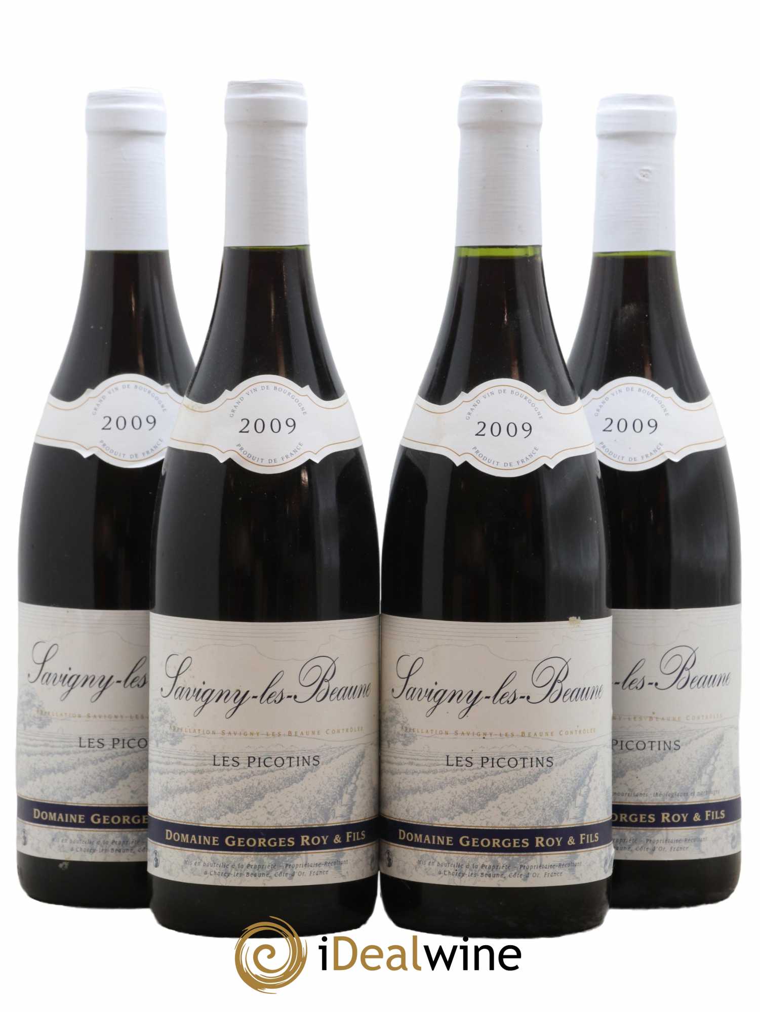 Savigny-lès-Beaune Les Picotins Georges Roy et Fils (Domaine) 2009 - Lot de 4 bouteilles - 0