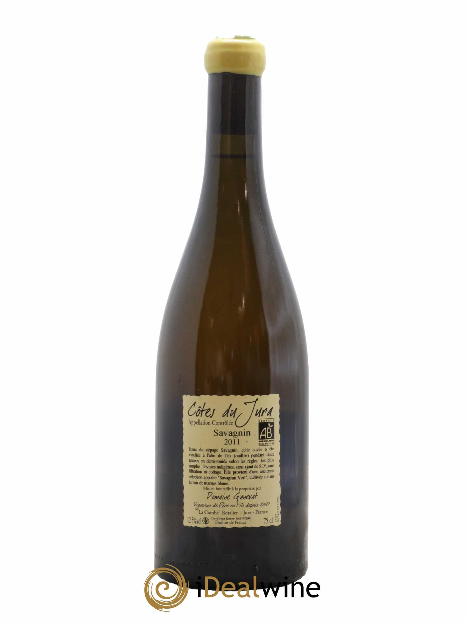 Côtes du Jura Les Chalasses Marnes Bleues Jean-François Ganevat (Domaine) 2011 - Lot de 1 bouteille - 1