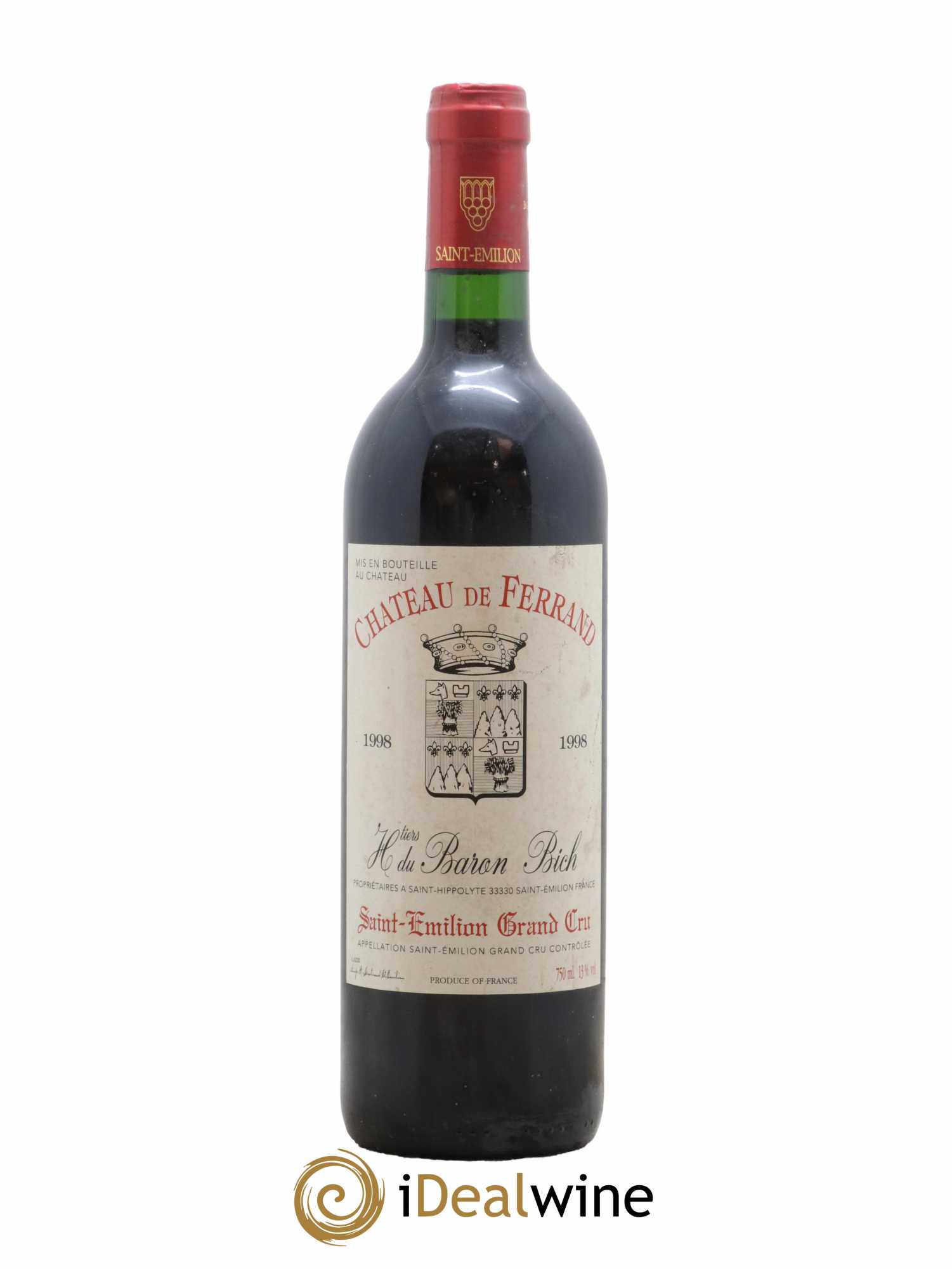 Château de Ferrand Grand Cru Classé 1998 - Posten von 1 Flasche - 0