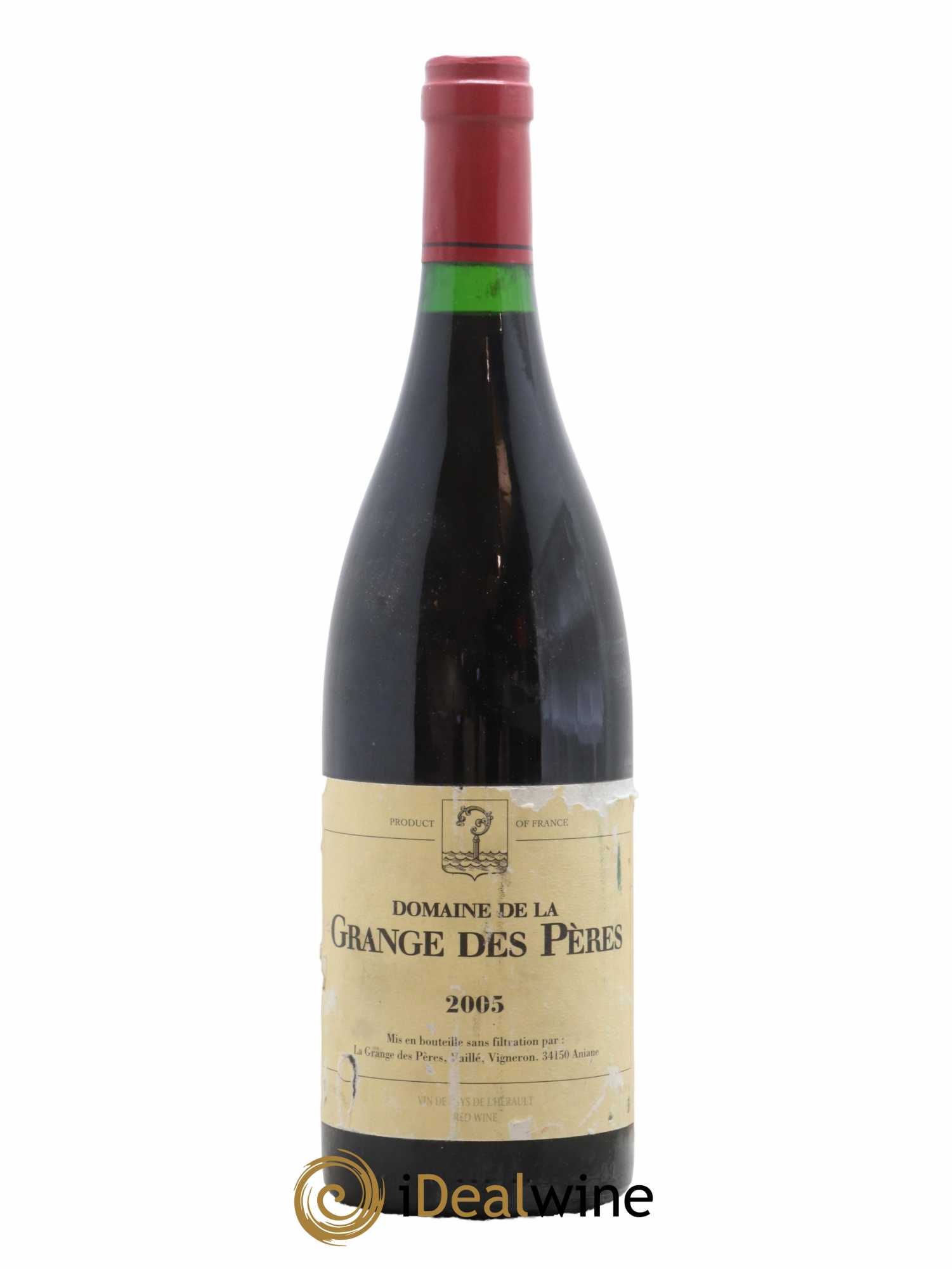 Pays d'Hérault Grange des Pères Laurent Vaillé 2005 - Lot de 1 bouteille - 0