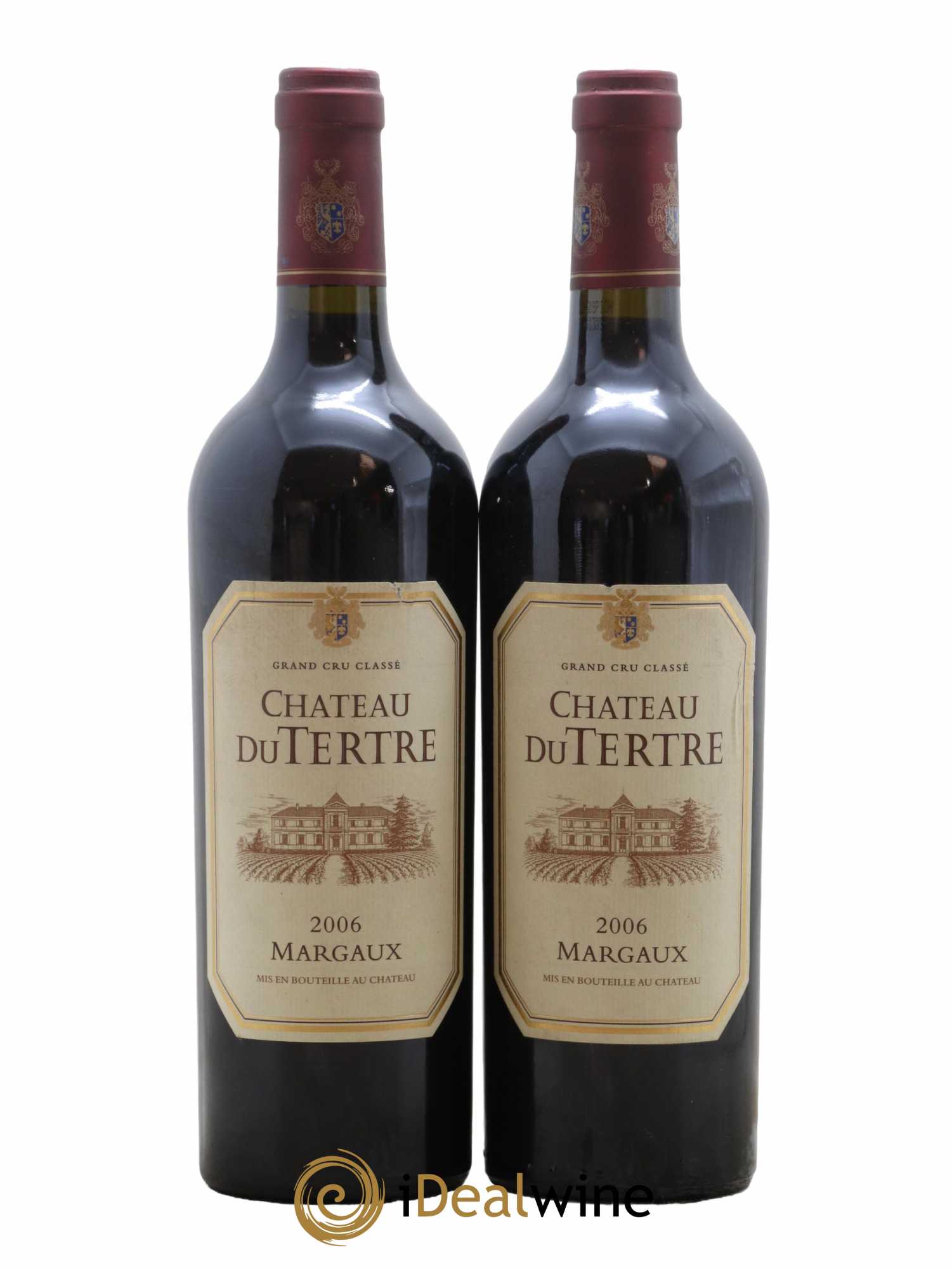 Château du Tertre 5ème Grand Cru Classé 2006 - Lot de 2 bouteilles - 0
