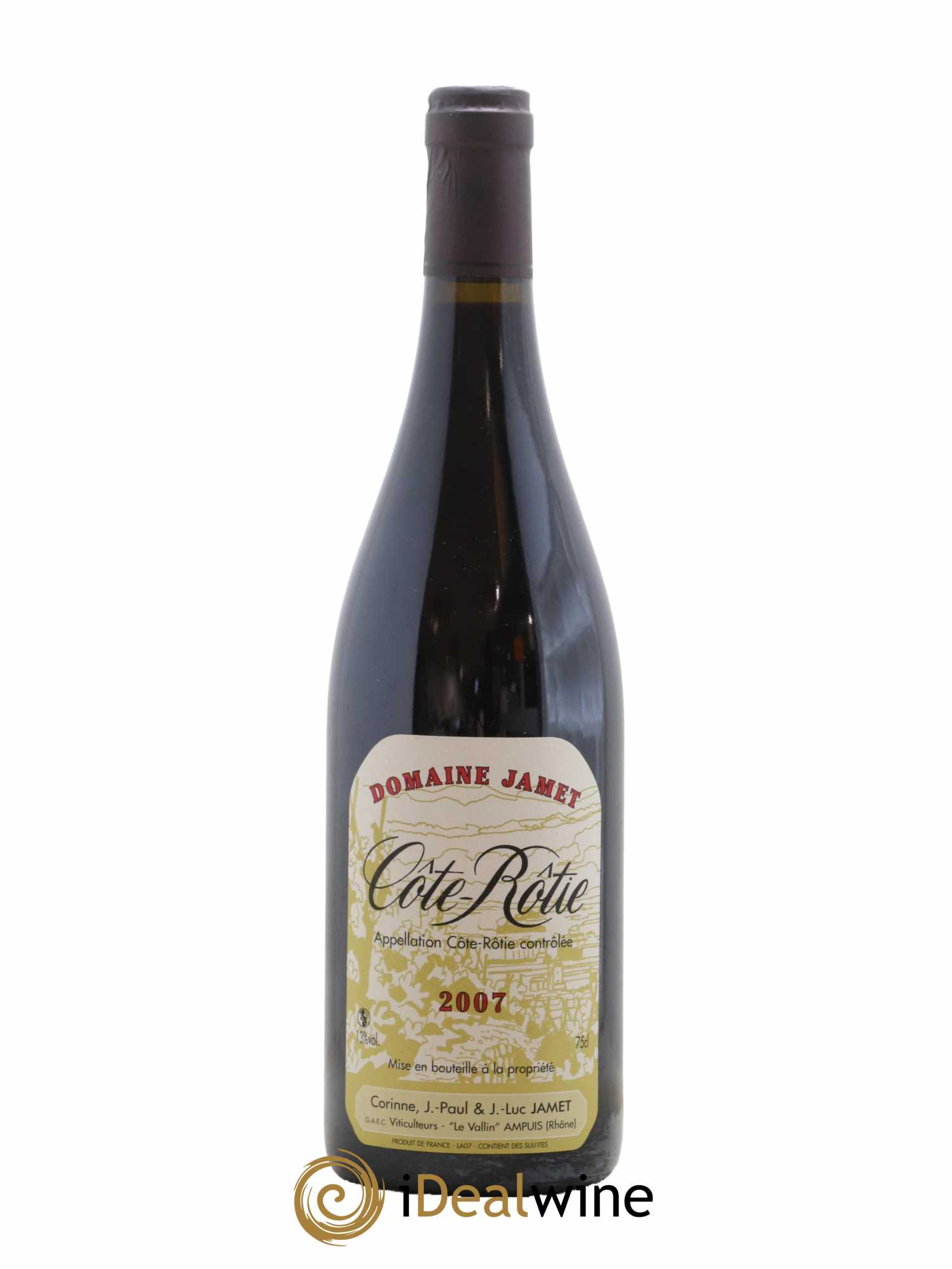 Côte-Rôtie Jamet (Domaine) 2007 - Lot de 1 bouteille - 0
