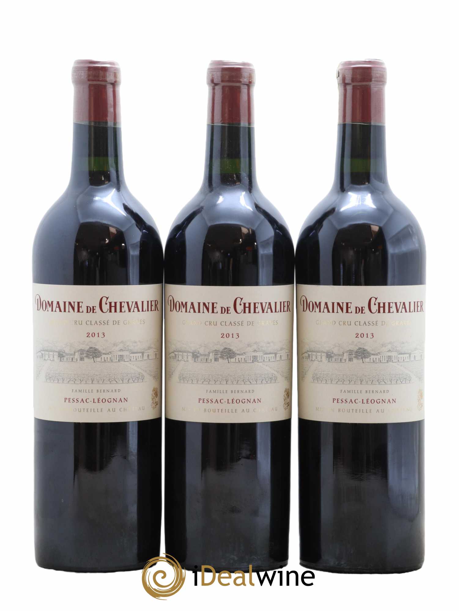 Domaine de Chevalier Cru Classé de Graves 2013 - Lot de 3 bouteilles - 0