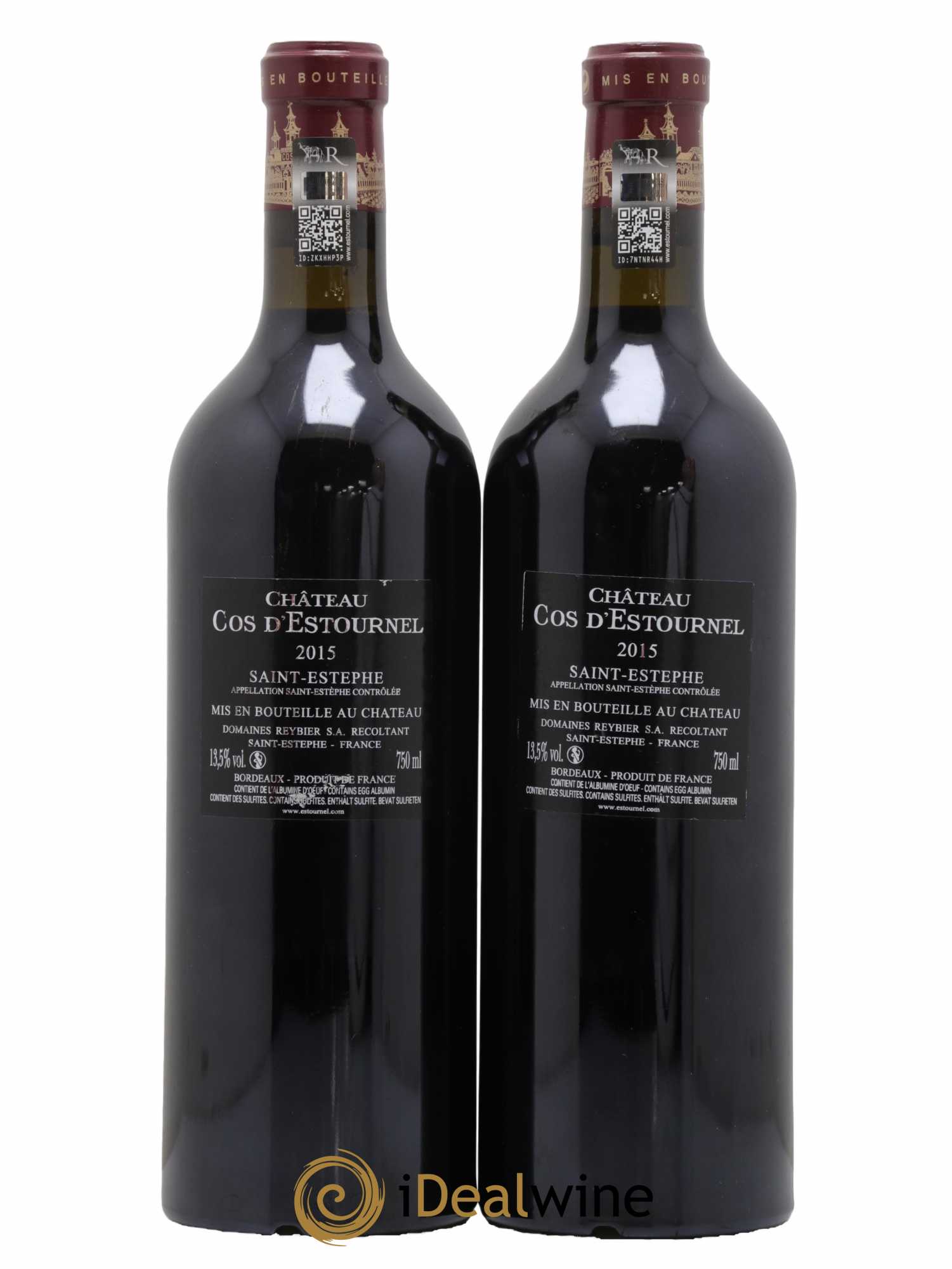 Cos d'Estournel 2ème Grand Cru Classé 2015 - Lot de 2 bouteilles - 1
