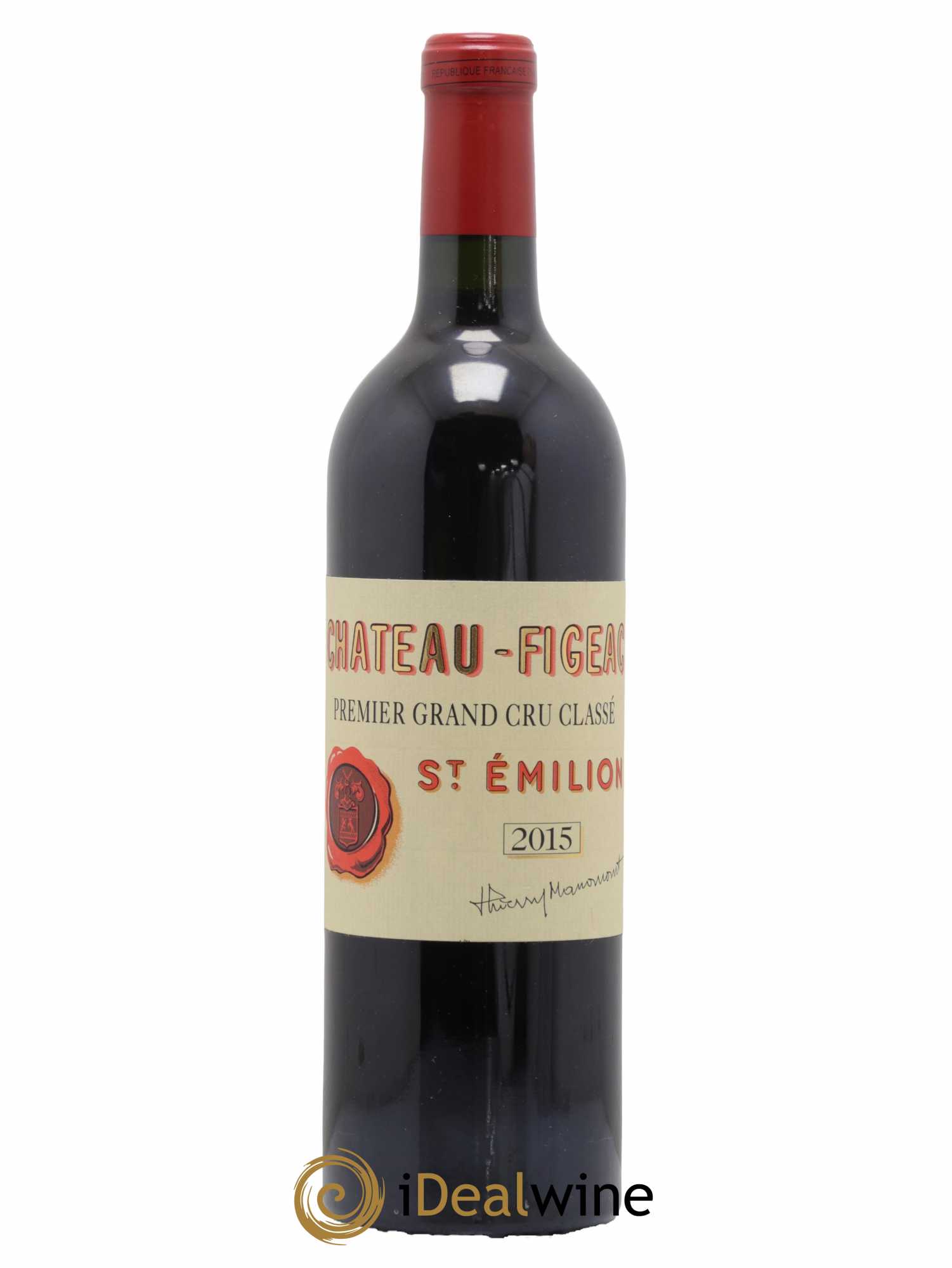 Château Figeac 1er Grand Cru Classé A 2015 - Lot de 1 bouteille - 0