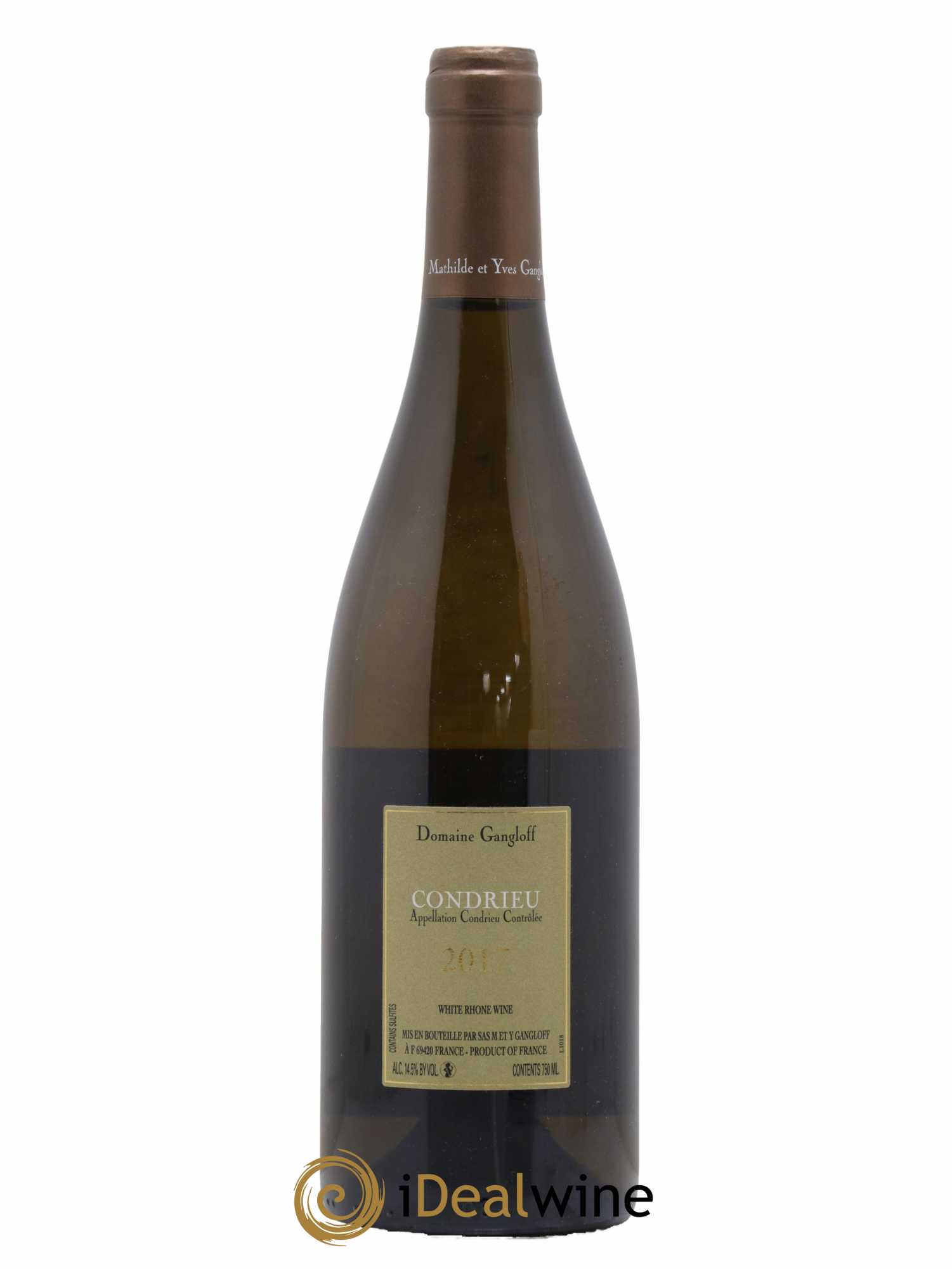 Condrieu Domaine Gangloff (Domaine) 2017 - Lot de 1 bouteille - 1
