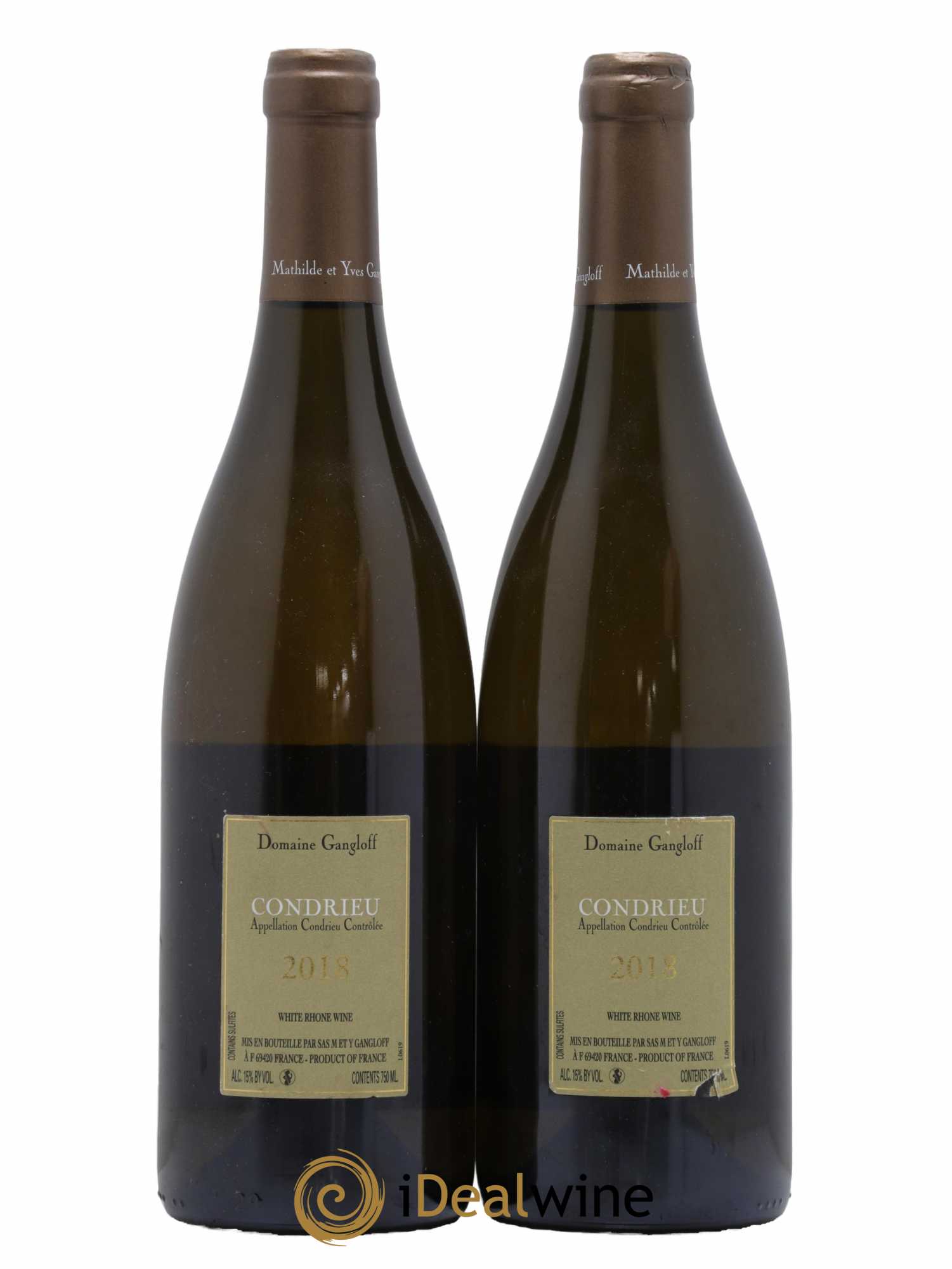 Condrieu Domaine Gangloff (Domaine) 2018 - Lot de 2 bouteilles - 1