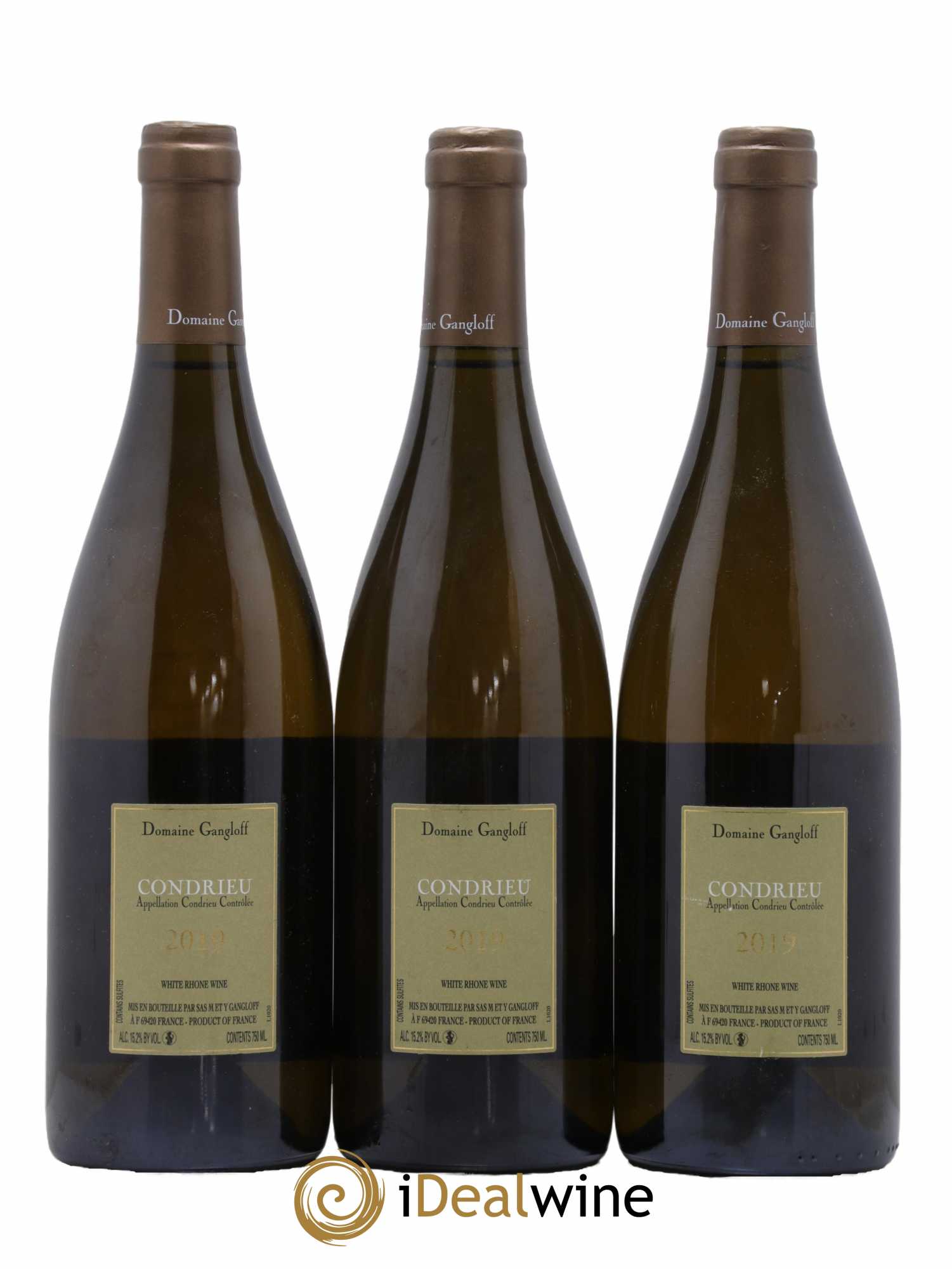 Condrieu Domaine Gangloff (Domaine) 2019 - Lot de 3 bouteilles - 1