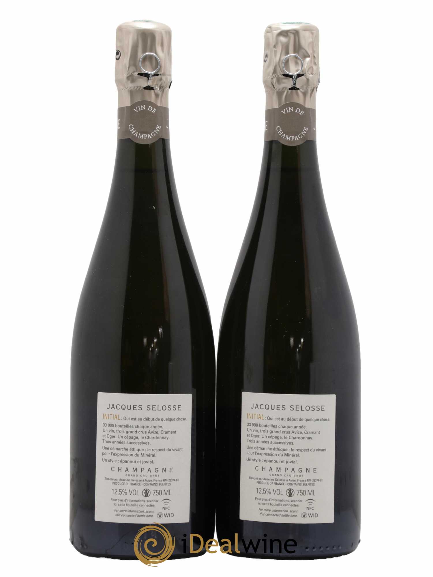 Initial Brut Jacques Selosse - Lot de 2 bouteilles - 1