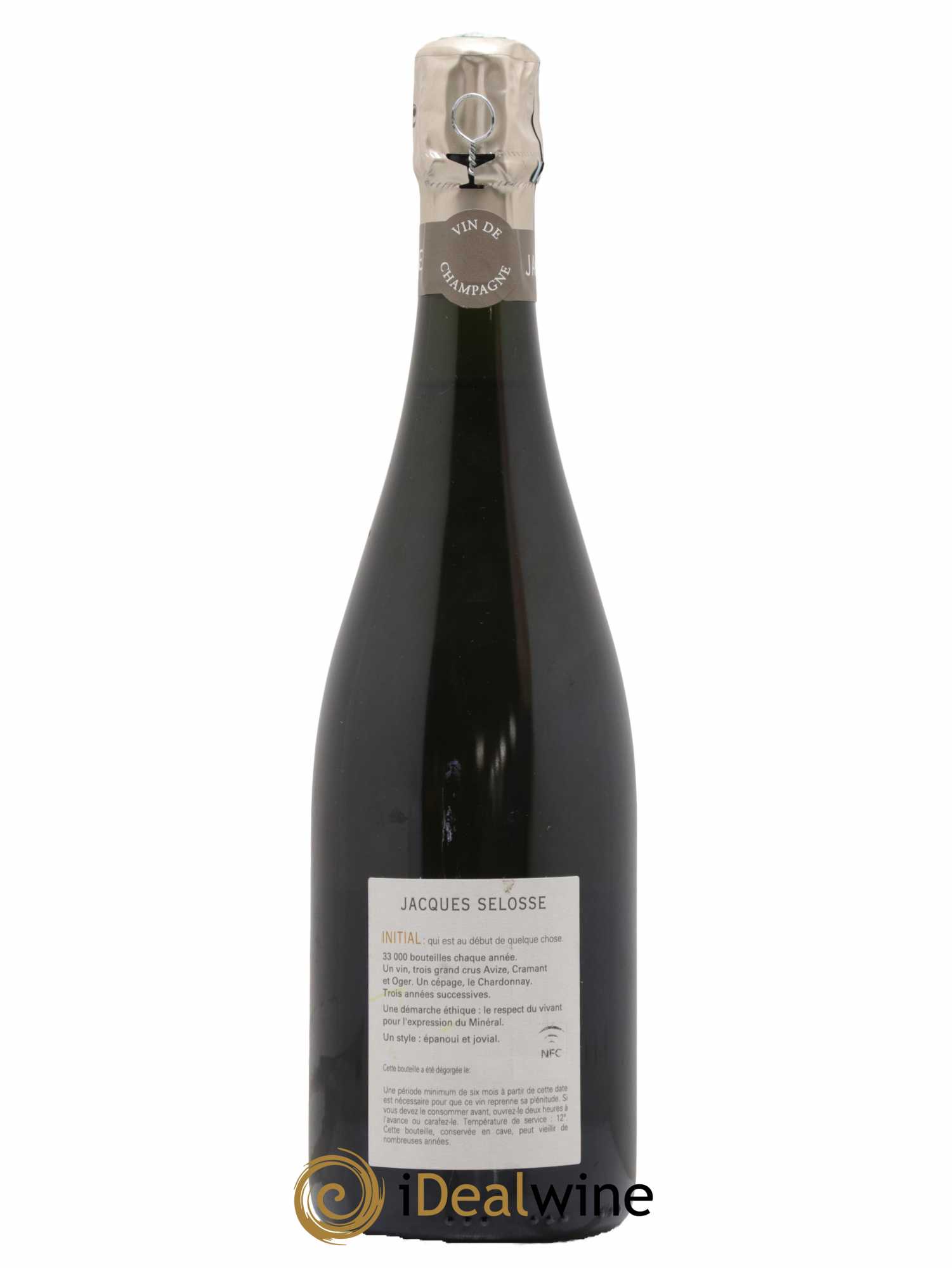 Initial Brut Jacques Selosse - Lot de 1 bouteille - 1