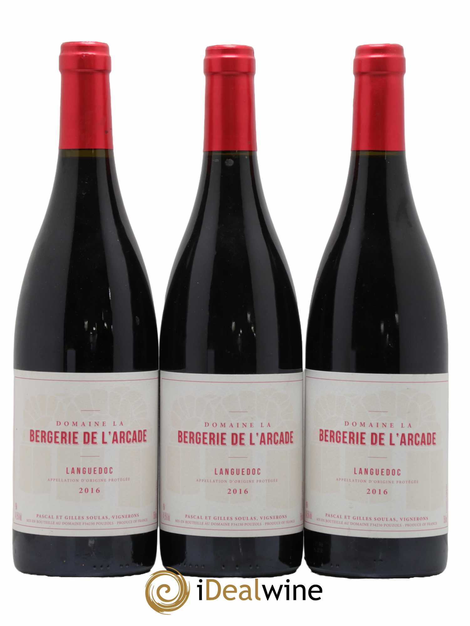 Languedoc La Bergerie de l'Arcade (Domaine) 2016 - Lot de 3 bouteilles - 0