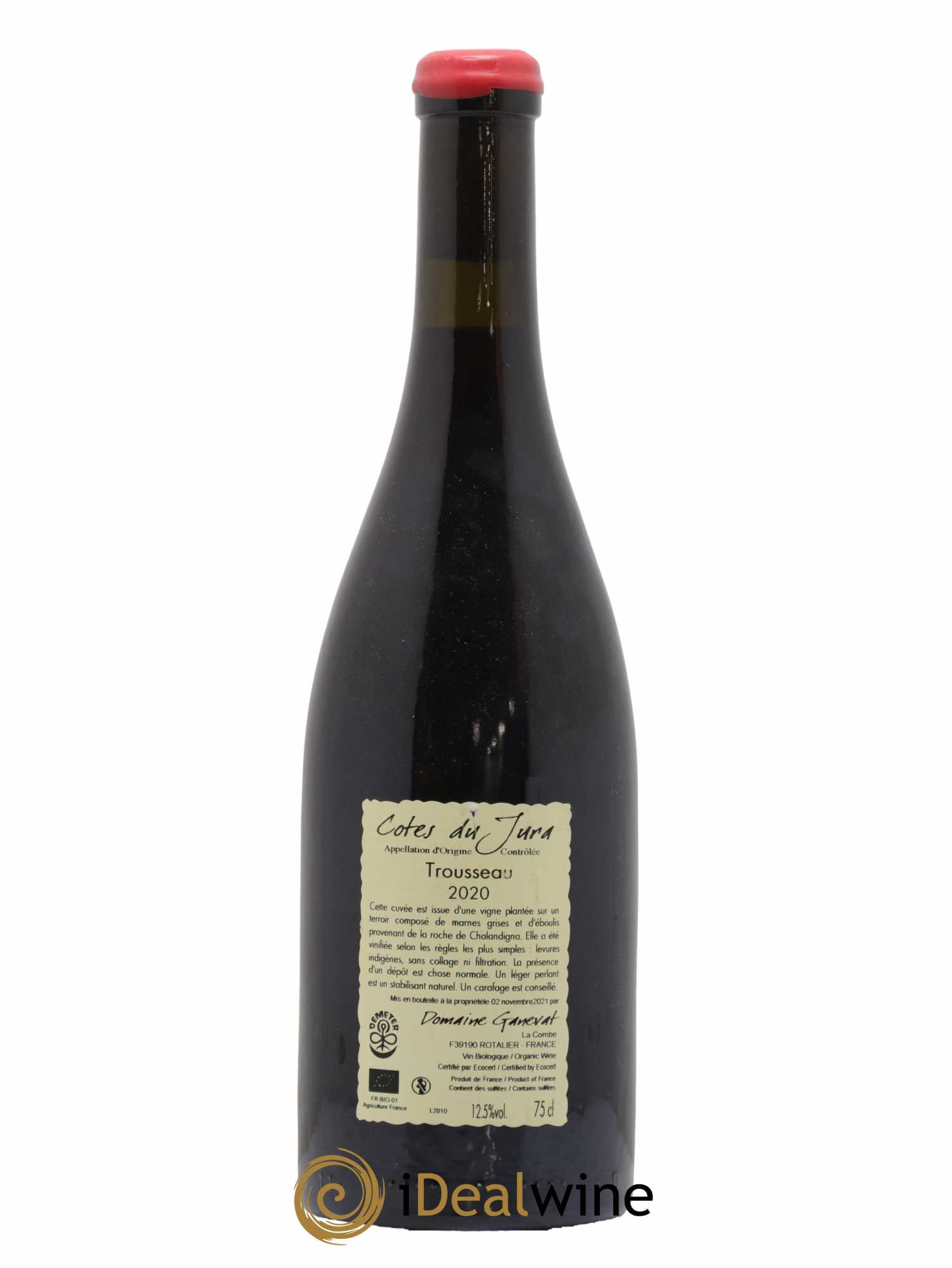 Côtes du Jura Plein Sud Jean-François Ganevat (Domaine) 2020 - Lot de 1 bouteille - 1