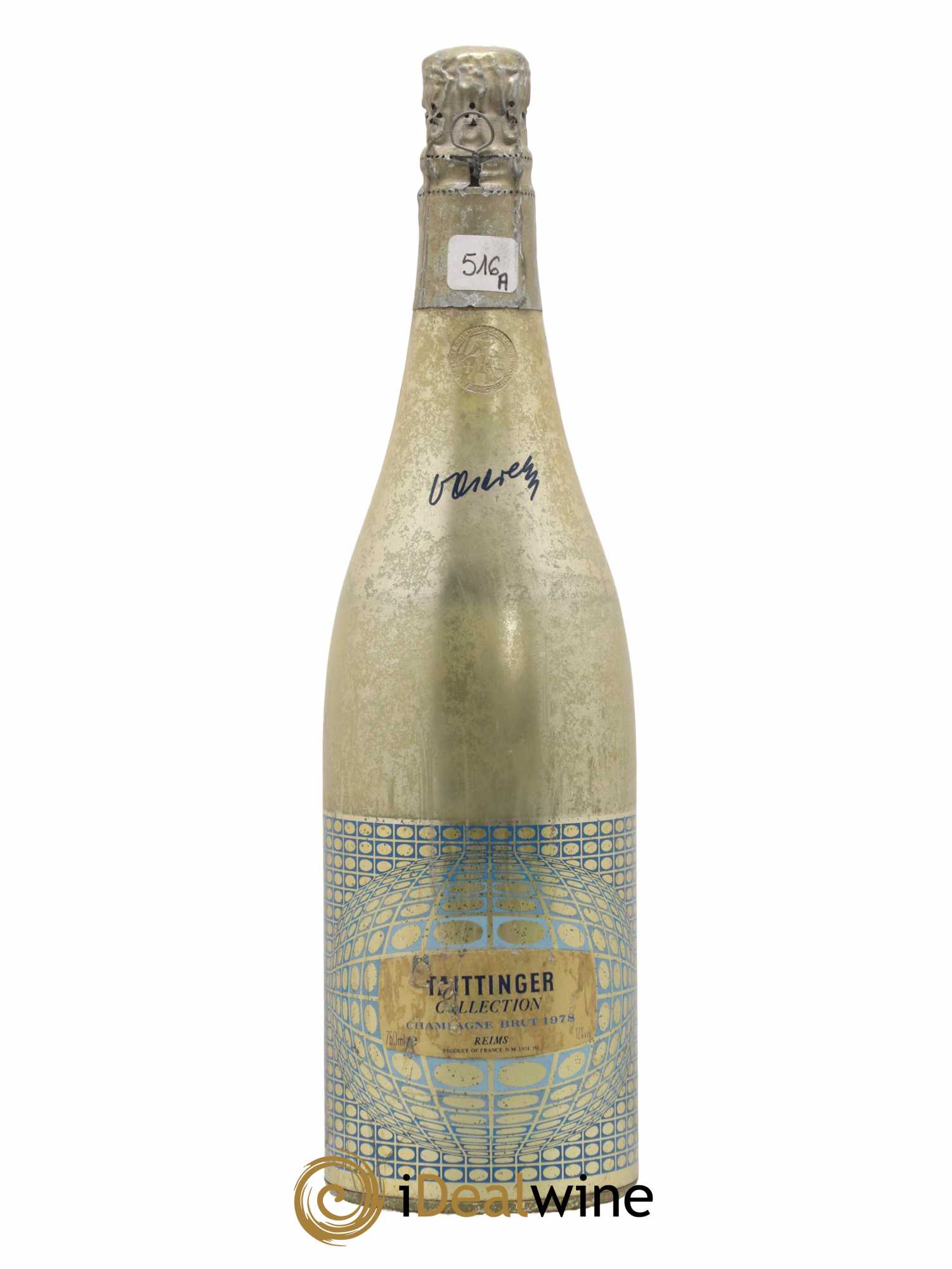 1978 - Collection Vasarely Taittinger 1978 - Lot de 1 bouteille - 0
