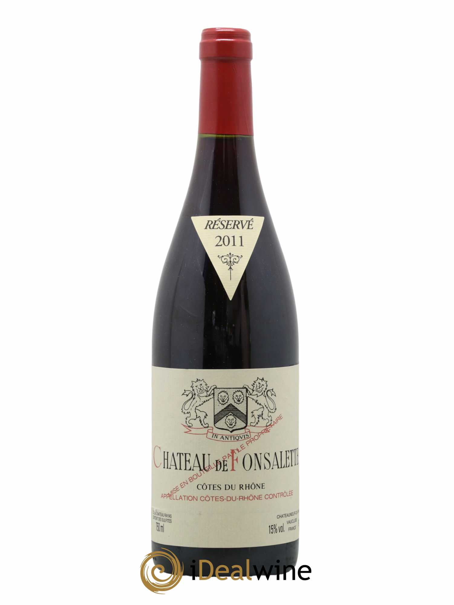 Côtes-du-Rhône Château de Fonsalette Emmanuel Reynaud 2011 - Lot de 1 bouteille - 0
