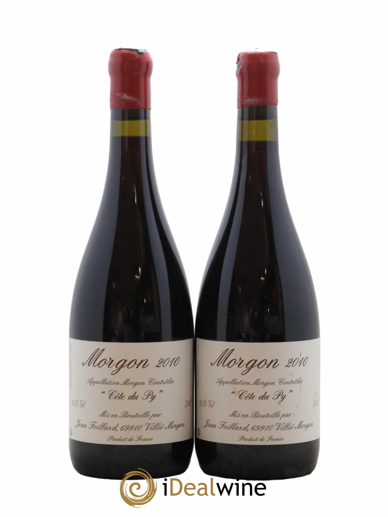 Morgon Côte du Py Jean Foillard 2010 - Lot de 2 bouteilles - 0