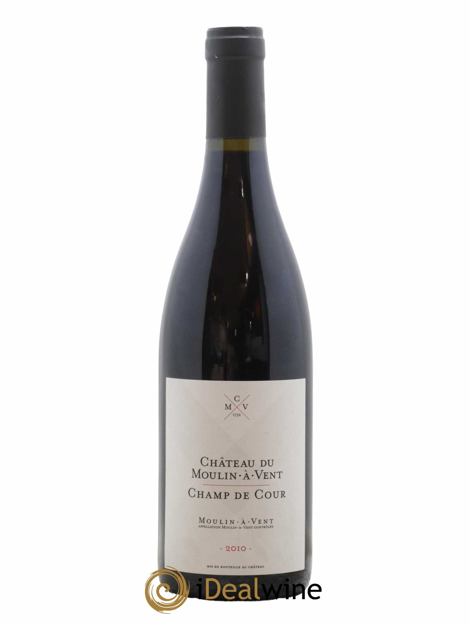 Moulin-à-Vent Champ de Cour Château du Moulin à Vent 2010 - Lot de 1 bouteille - 0