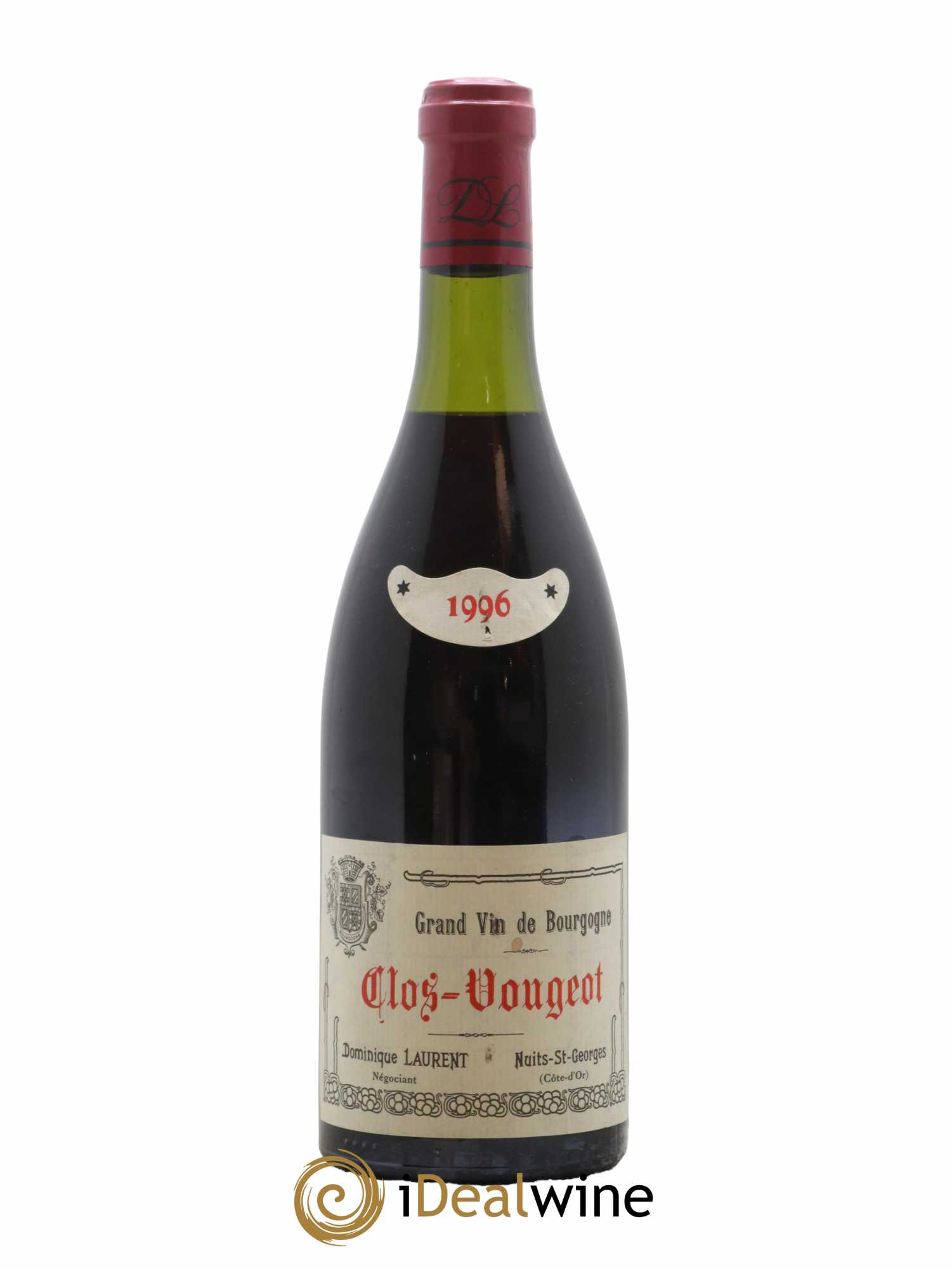 Clos de Vougeot Grand Cru Dominique Laurent 1996 - Lot de 1 bouteille - 0