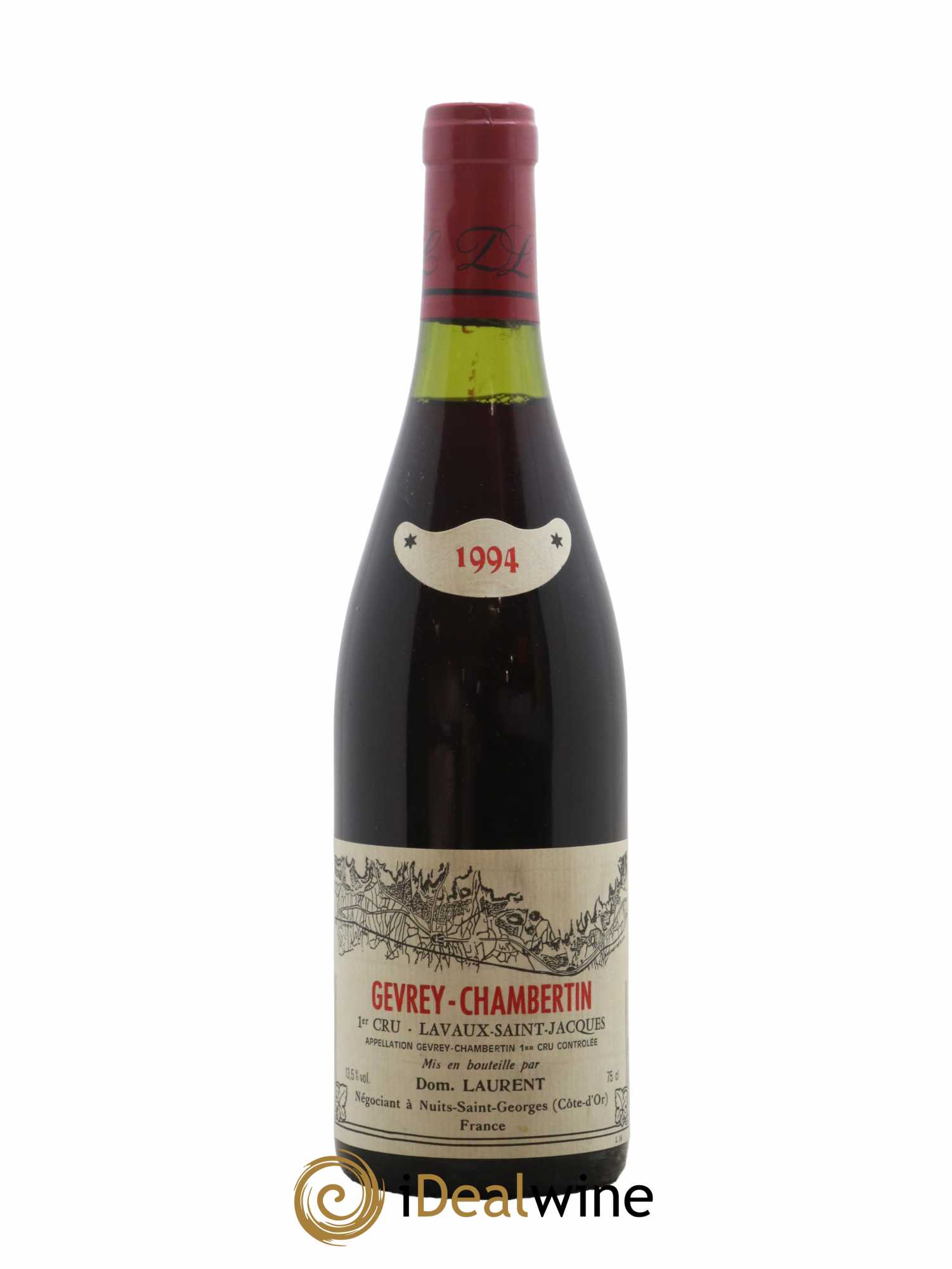 Gevrey-Chambertin 1er Cru Lavaux Saint Jacques Dominique Laurent 1994 - Lot de 1 bouteille - 0