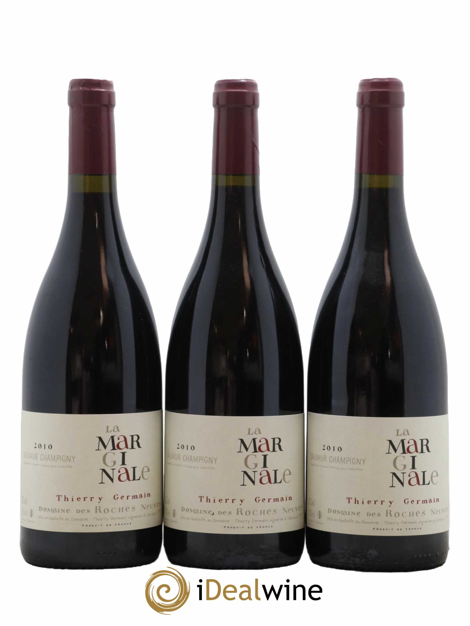 Saumur-Champigny La Marginale Domaine des Roches Neuves - Thierry Germain 2010 - Lot de 3 bouteilles - 0