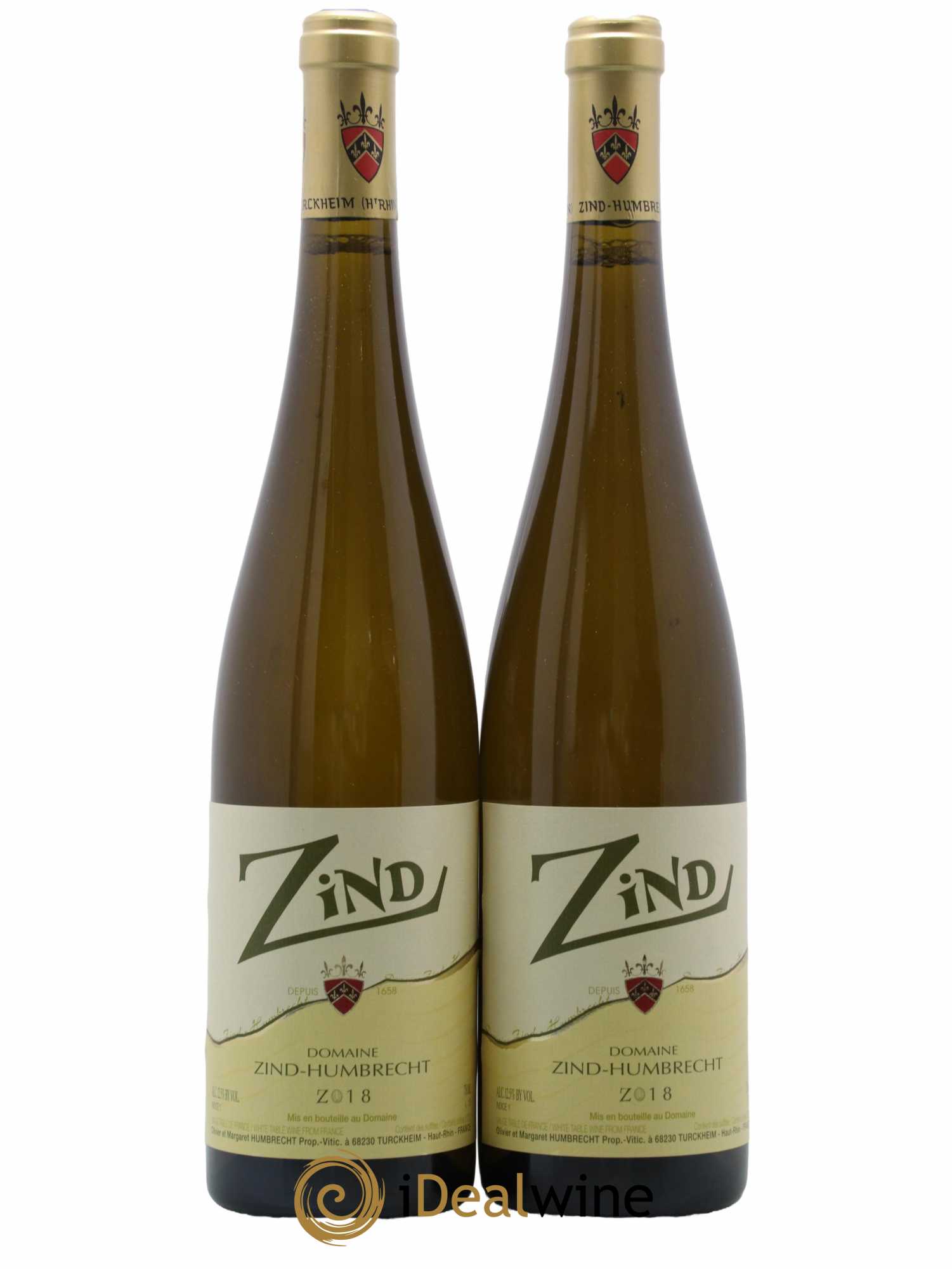 Vin de France Zind Zind-Humbrecht (Domaine) 2018 - Lot de 2 bouteilles - 0