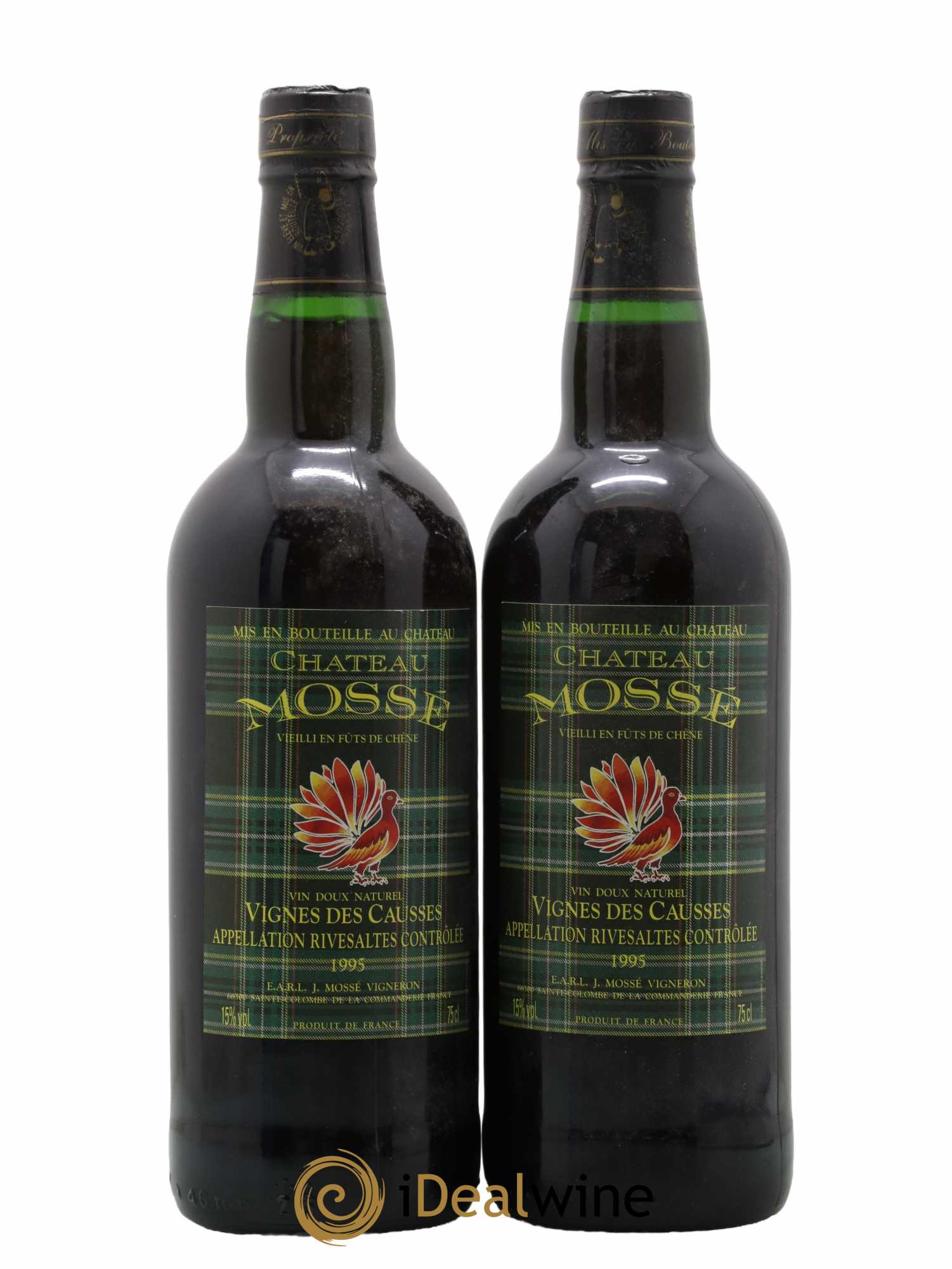 Rivesaltes Château Mossé 1995 - Lot de 2 bouteilles - 0